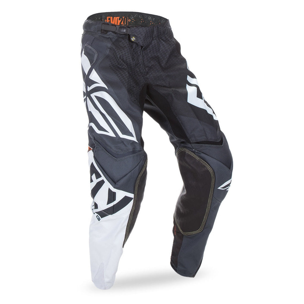 FLY RACING EVOLUTION 2.0 PANT BLACK/WHITE/ORANGE SZ 36