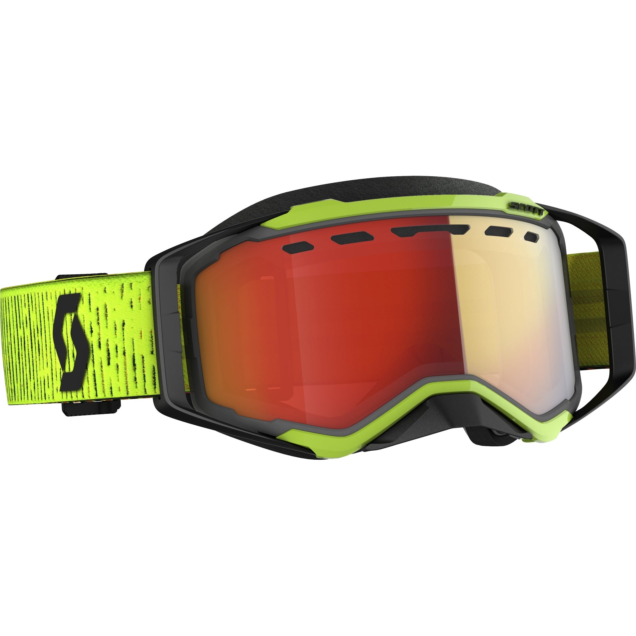 SCOTT PROSPECT SNWCRS GOGGLE BLK/YLW LIGHT SENSITIVE RED CHROME