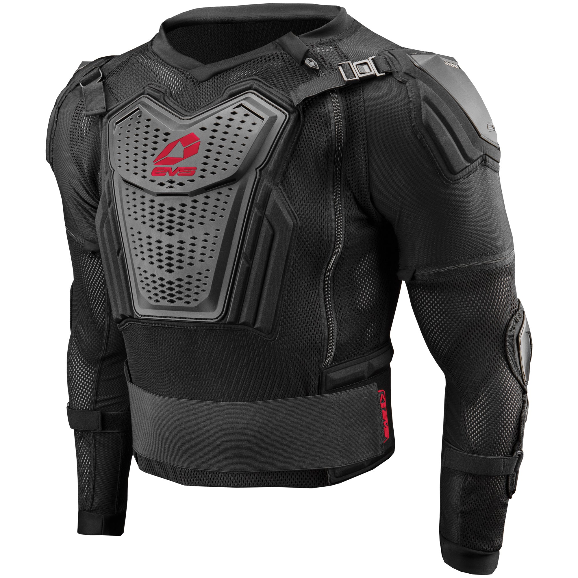 EVS BALLISTIC JERSEY COMP SUIT BLACK/RED YOUTH SM
