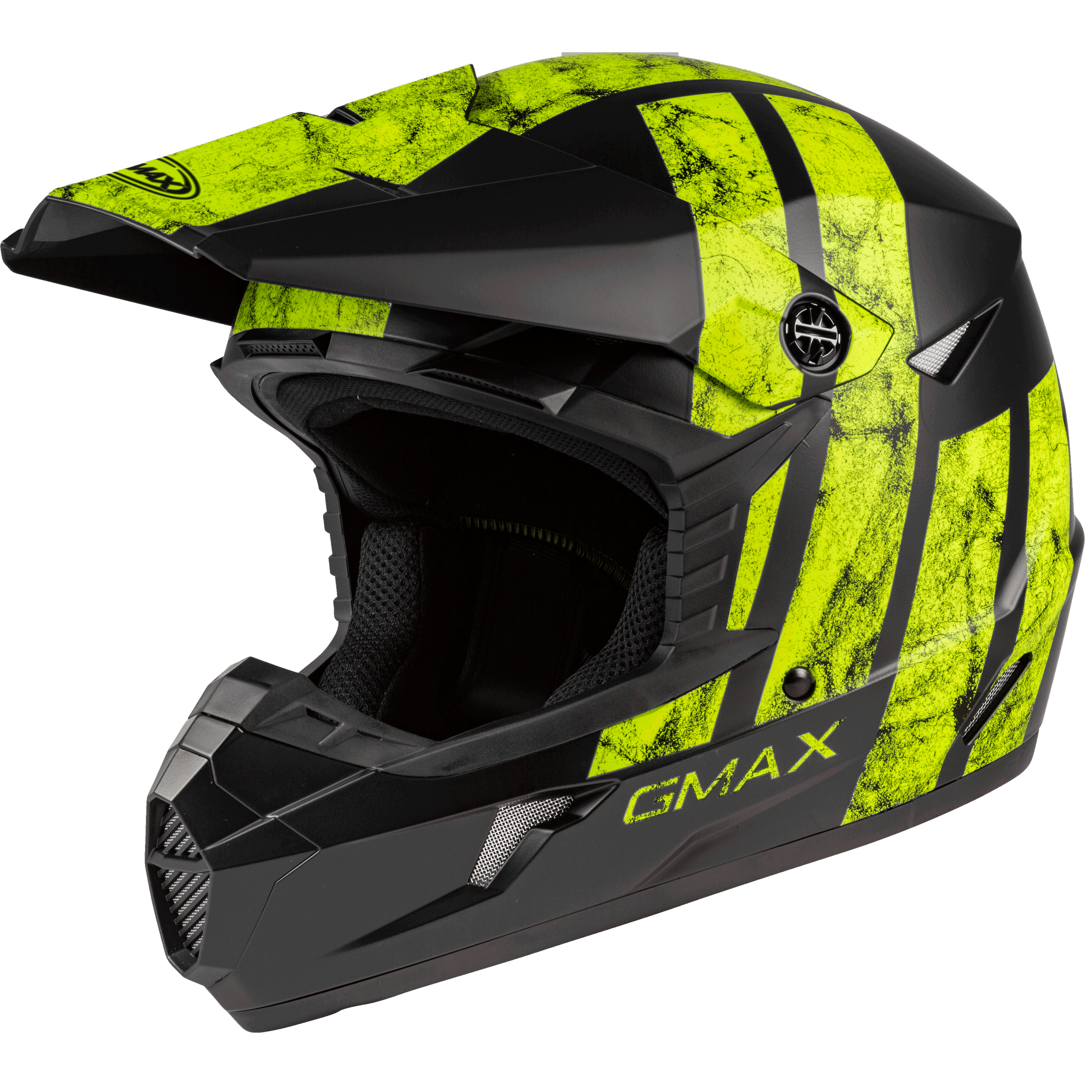 GMAX MX-46 OFF-ROAD DOMINANT HELMET MATTE BLACK/HI-VIS XS