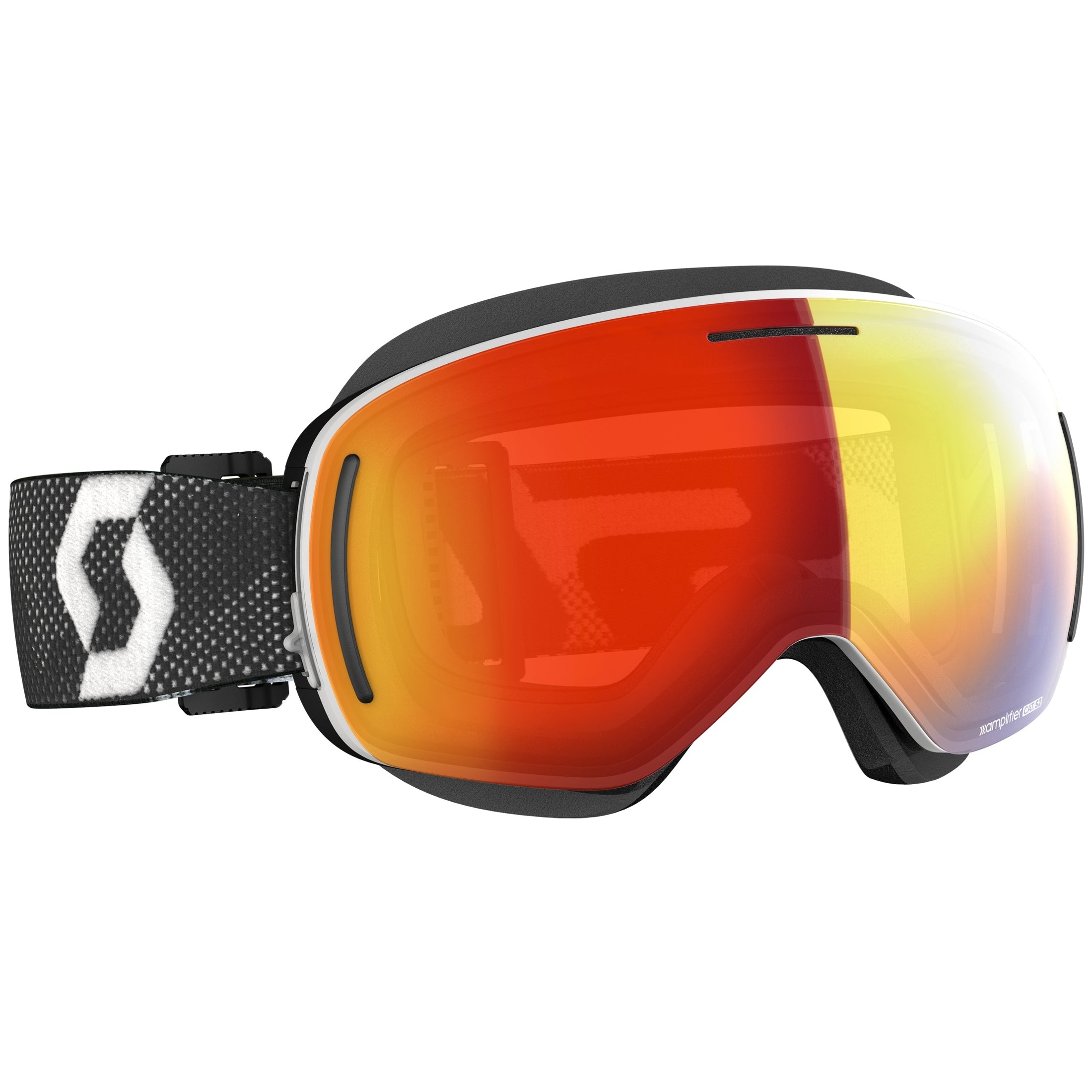 SCOTT LCG EVO SNOWCROSS GOGGLE WHT/BLK ENHANCER RED CHROME
