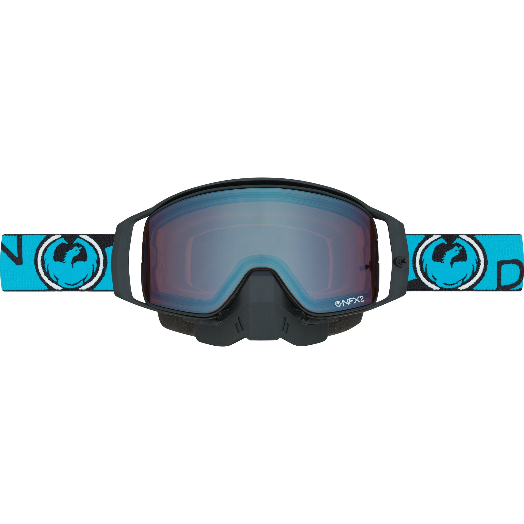 DRAGON NFX2 OPTIMIZED GOGGLE BLUE W/ FLASH BLUE/GREEN LENS