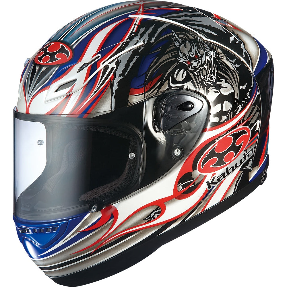 KABUTO FF-5V AKIYOSHI-2 REPLICA HELMET TRICOLOR M