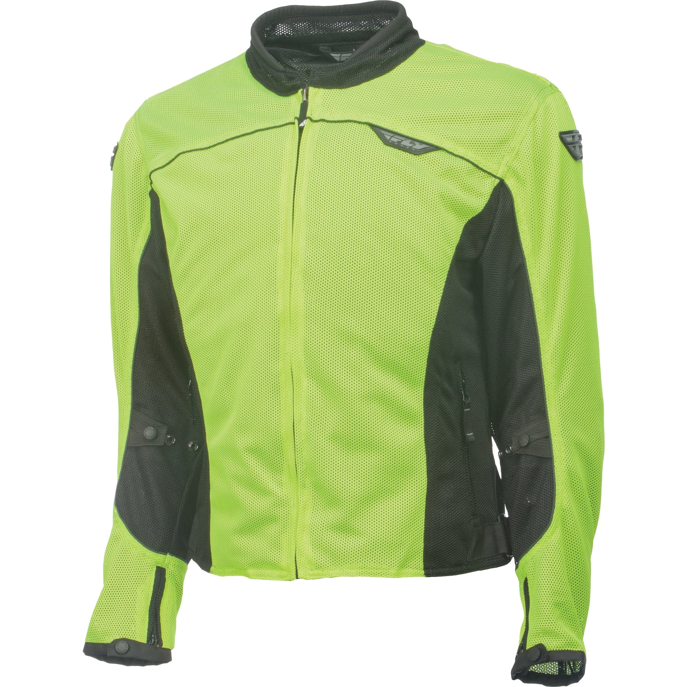 FLY RACING FLUX AIR MESH JACKET HI-VIS YELLOW/BLACK X
