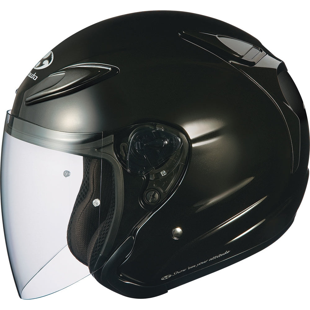 KABUTO AVAND II SOLID HELMET BLACK METALLIC L