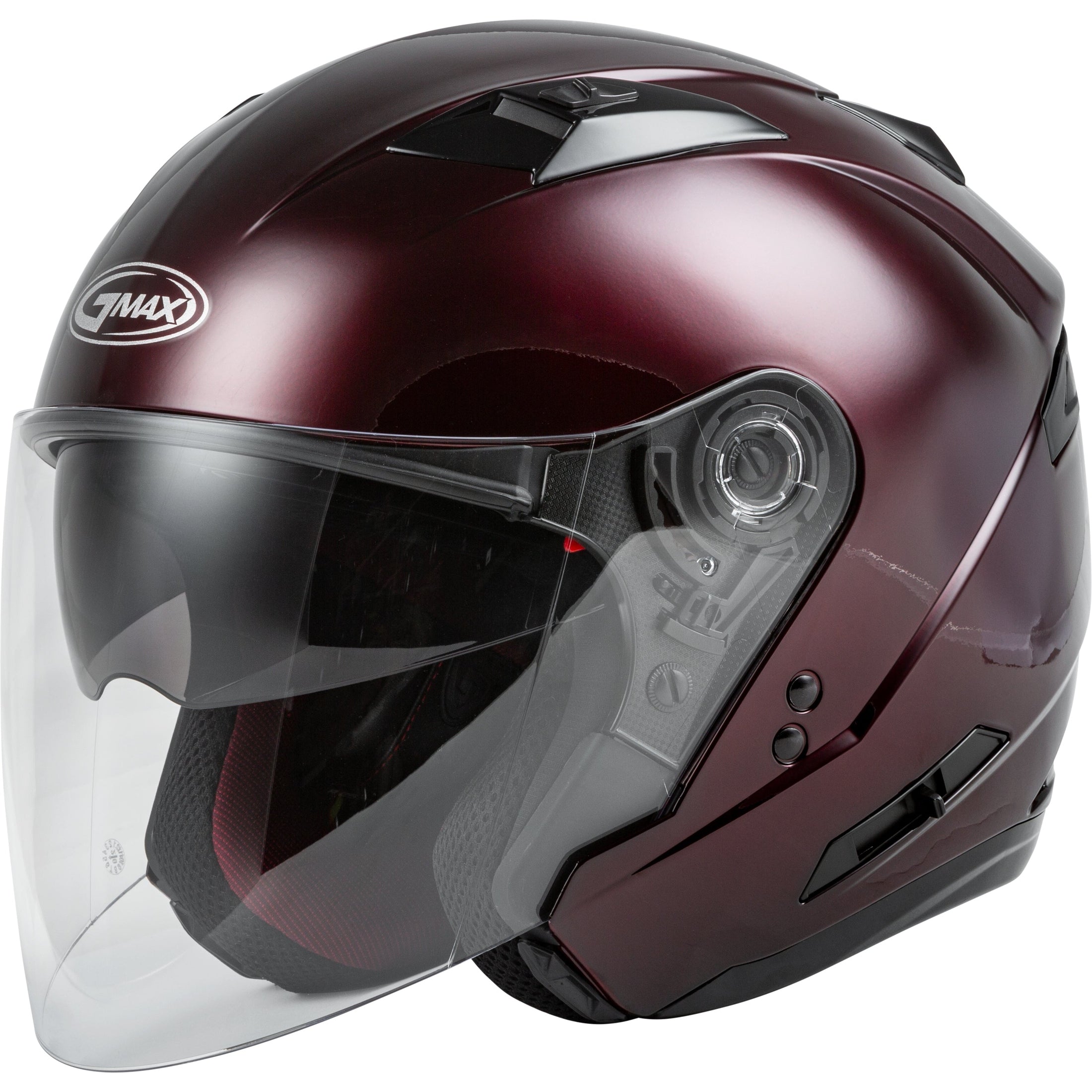GMAX OF-77 OPEN-FACE HELMET WINE RED 3X