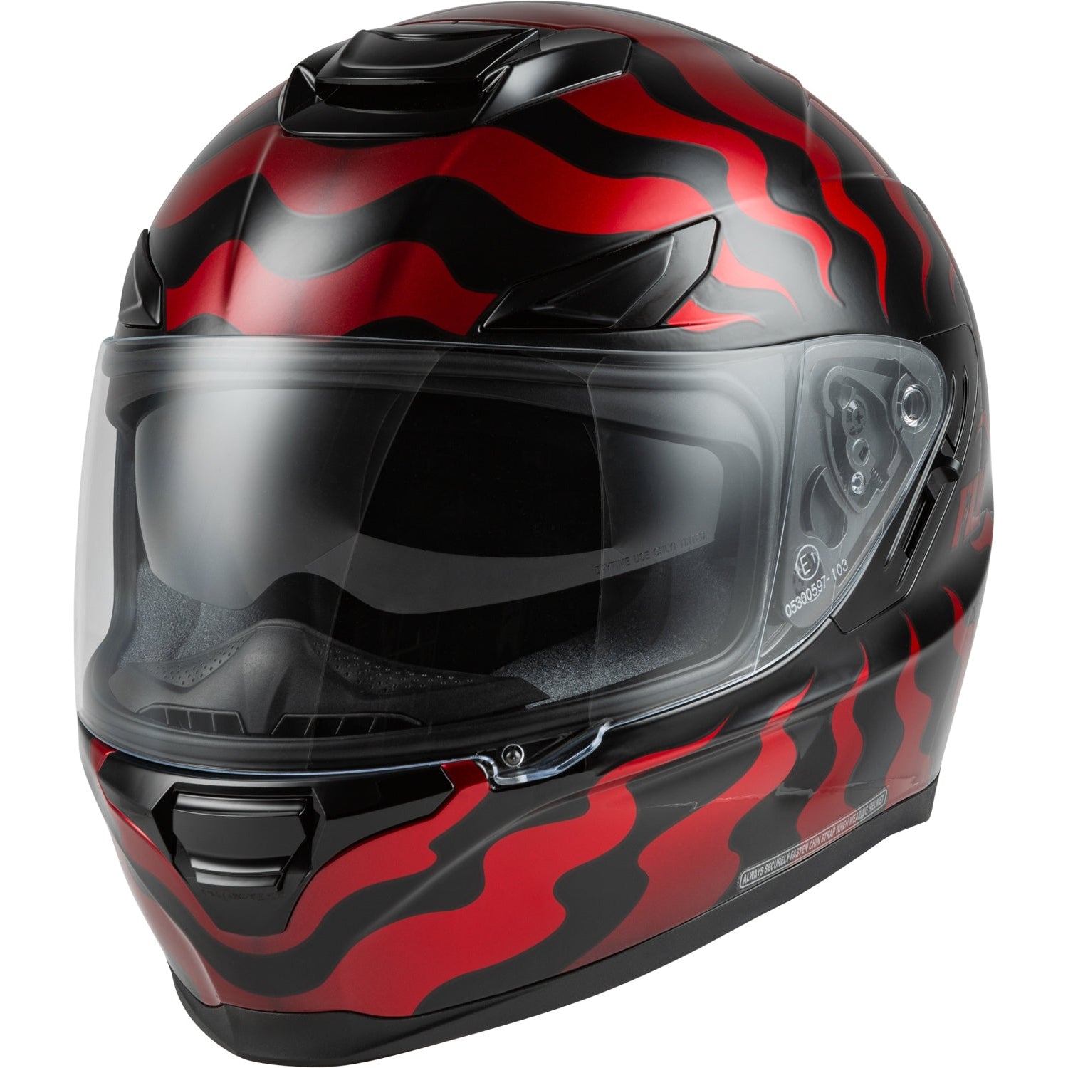 FLY RACING SENTINEL VENOM HELMET RED/BLACK XS