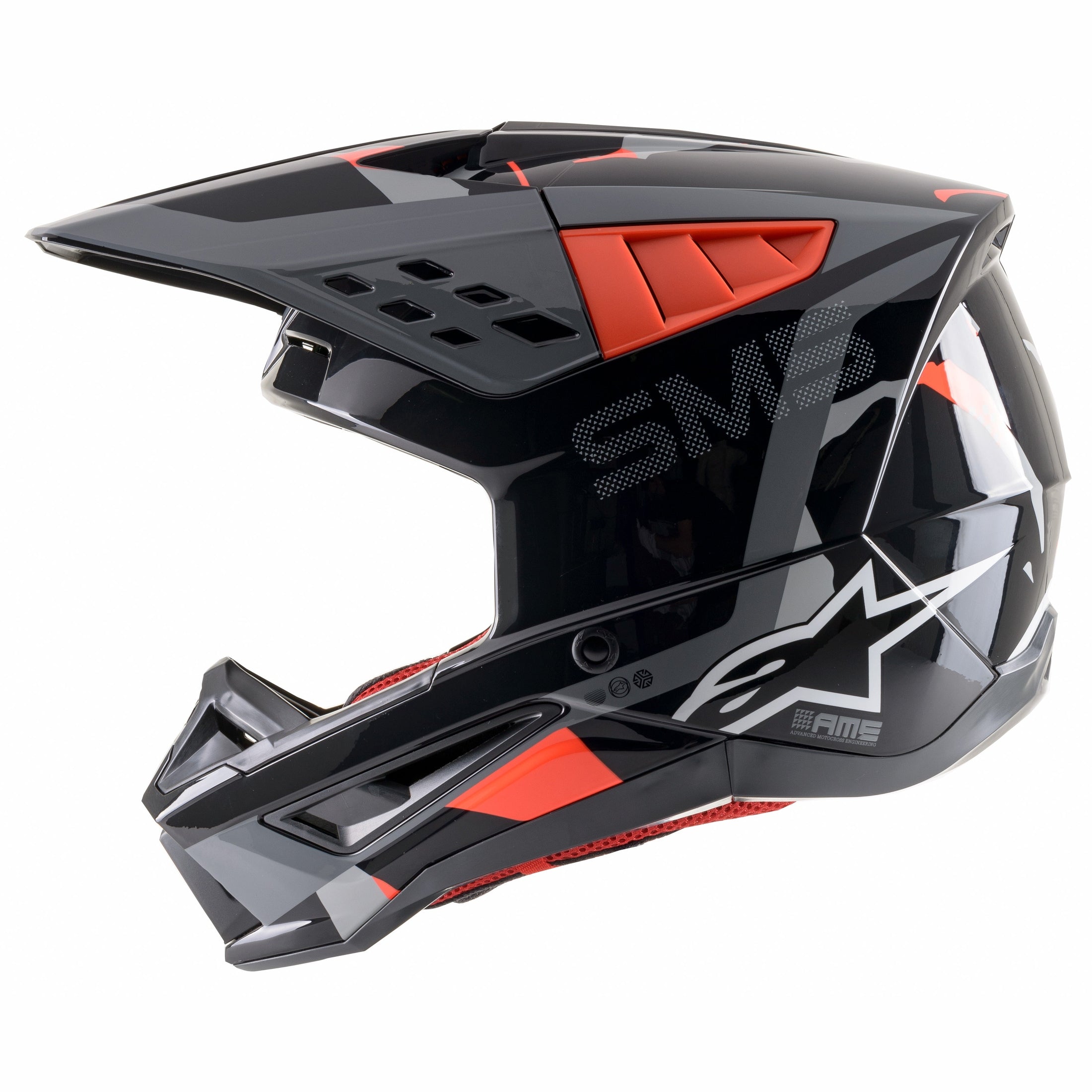 ALPINESTARS S-M5 ROVER HELMET ANTHRACITE/RED FLUO/CAMO XL