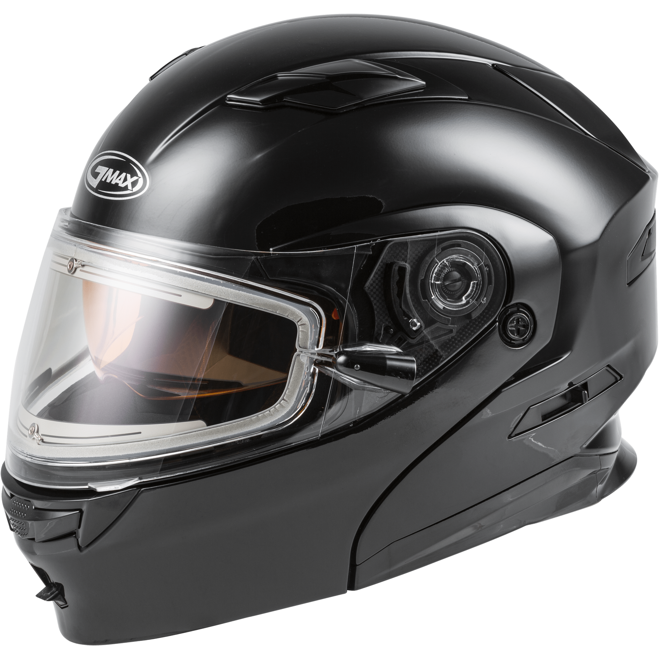 GMAX MD-01S MODULAR SNOW HELMET W/ELECTRIC SHIELD BLACK MD