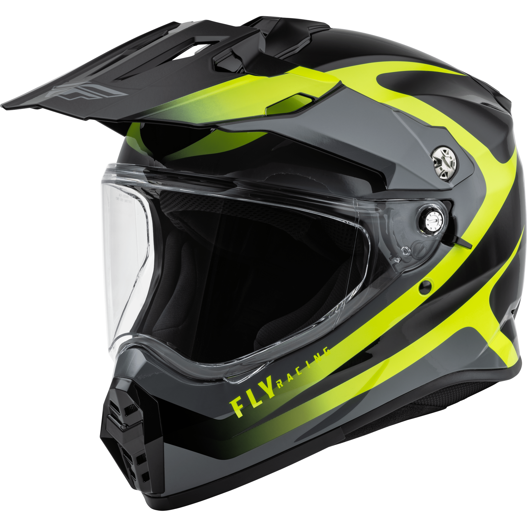 FLY RACING TREKKER PULSE HELMET BLACK/HI-VIS SM