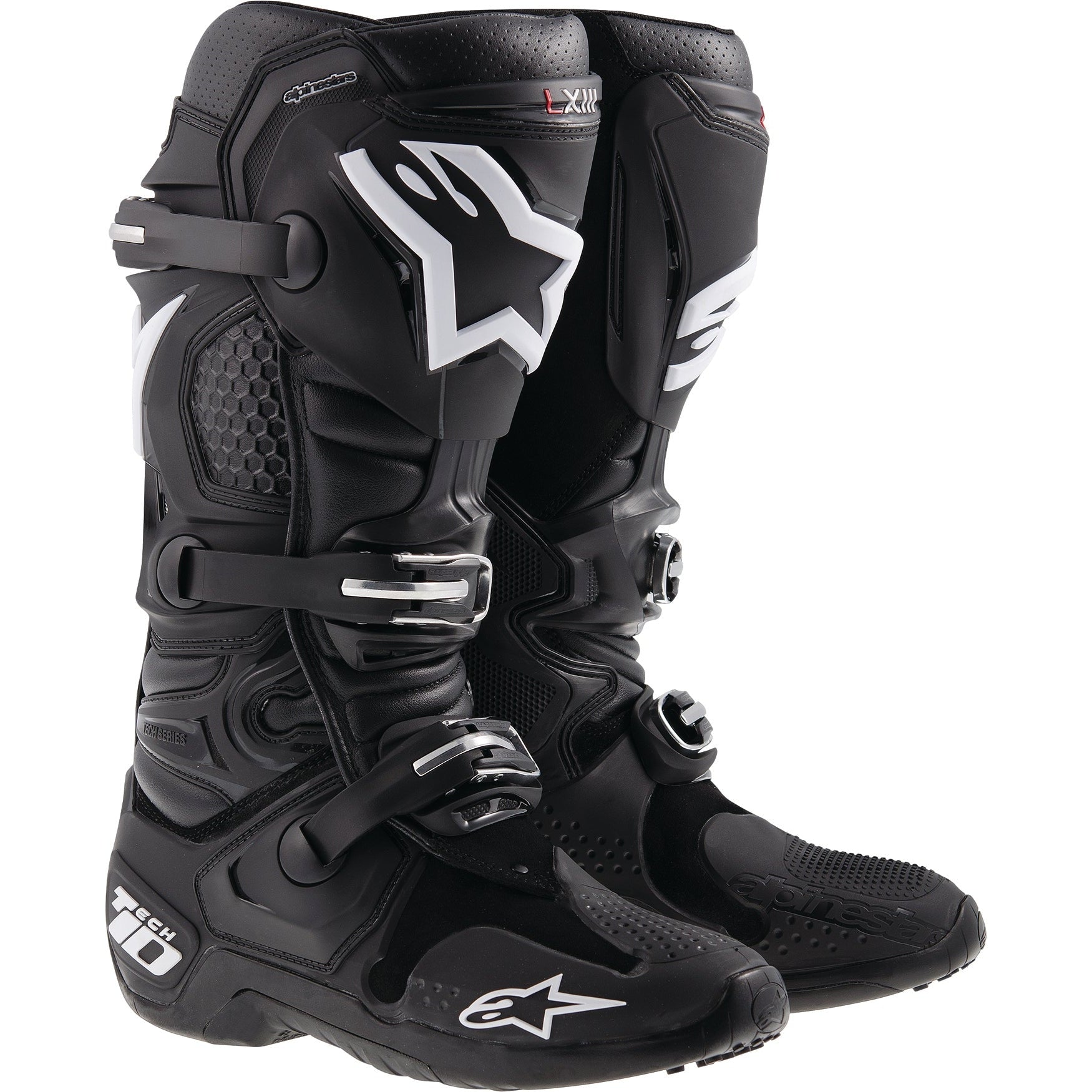 ALPINESTARS TECH 10 BOOTS BLACK SZ 09