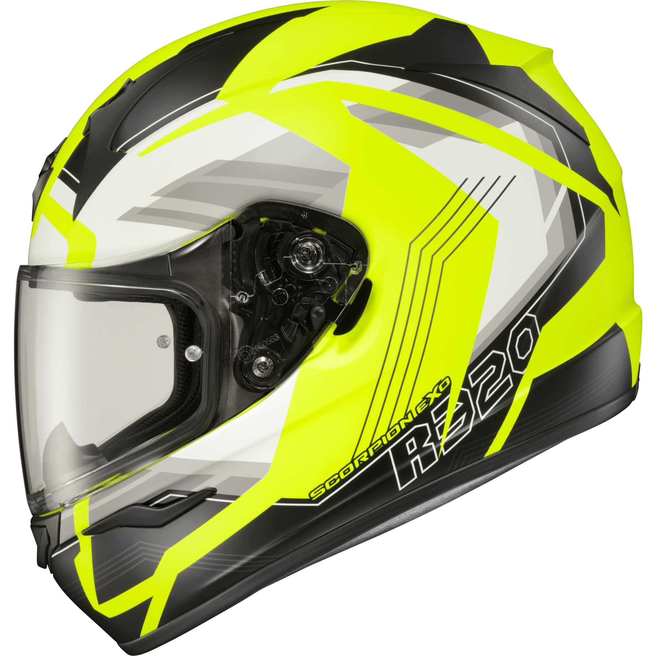 SCORPION EXO EXO-R320 FULL-FACE HELMET HUDSON HI-VIS XL