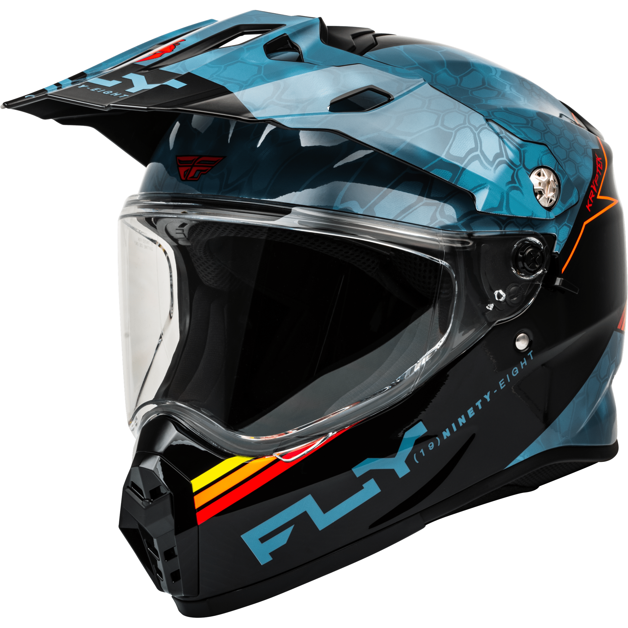 FLY RACING TREKKER KRYPTEK CONCEAL HELMET SLATE/BLACK/RED XS