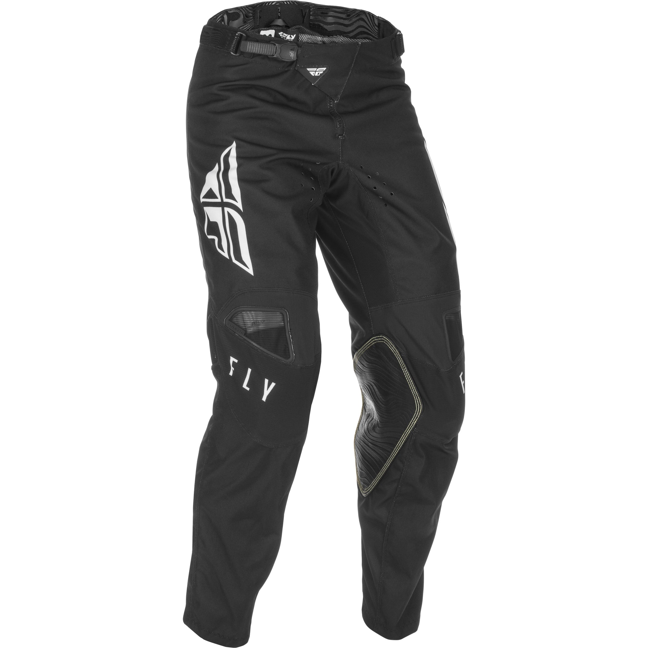 FLY RACING KINETIC K121 PANTS BLACK/WHITE SZ 38