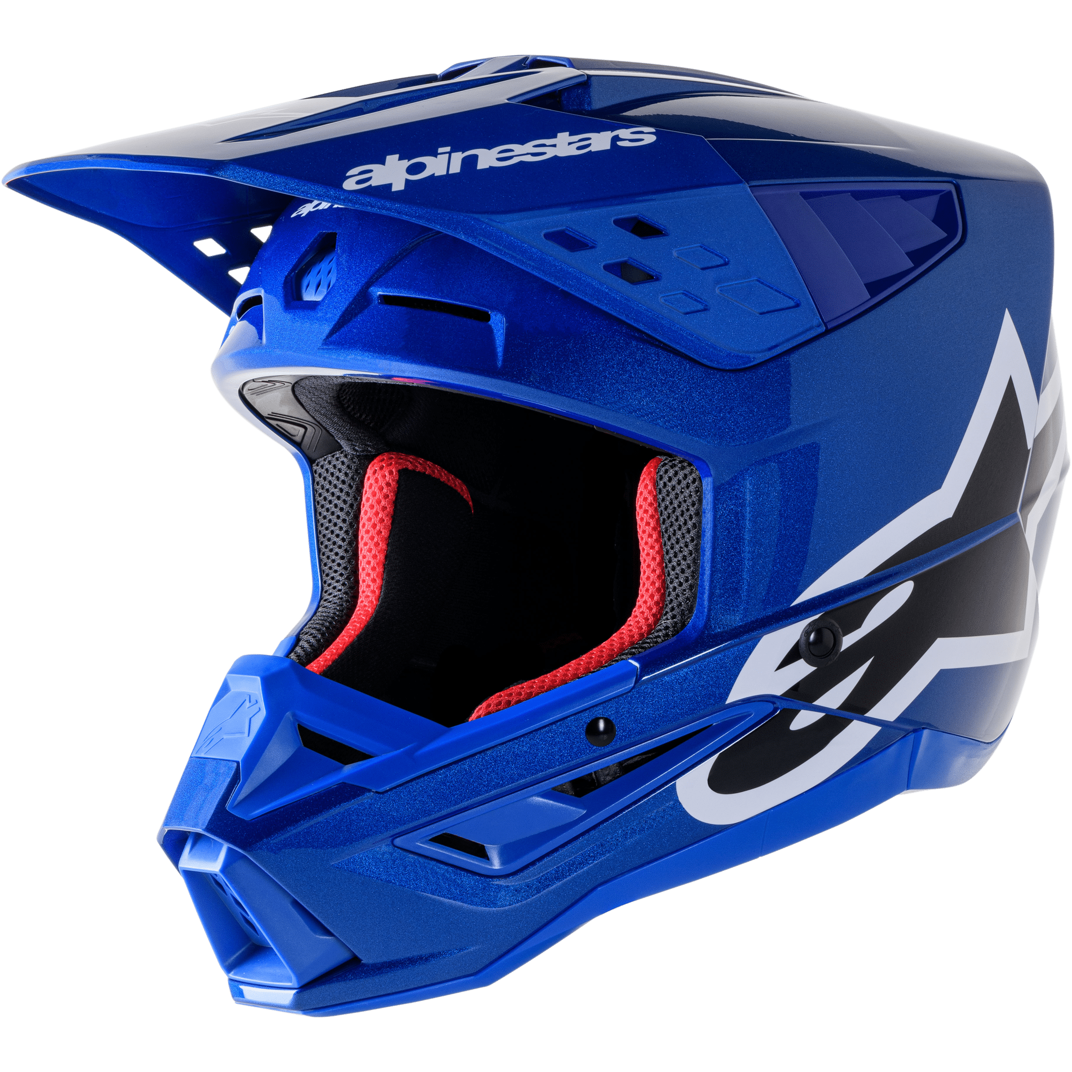 ALPINESTARS S-M5 CORP HELMET BLUE GLOSSY LG