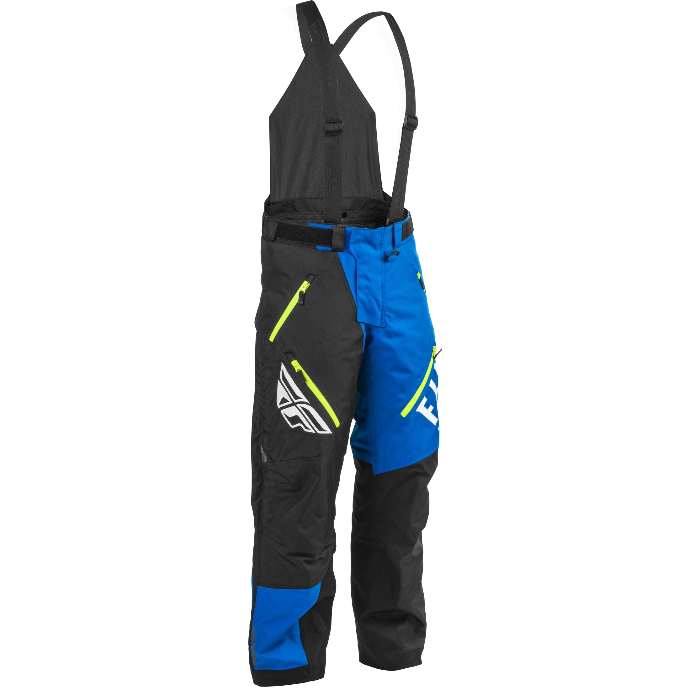 FLY RACING SNX PRO BIB BLUE/BLACK/HI-VIS 2X