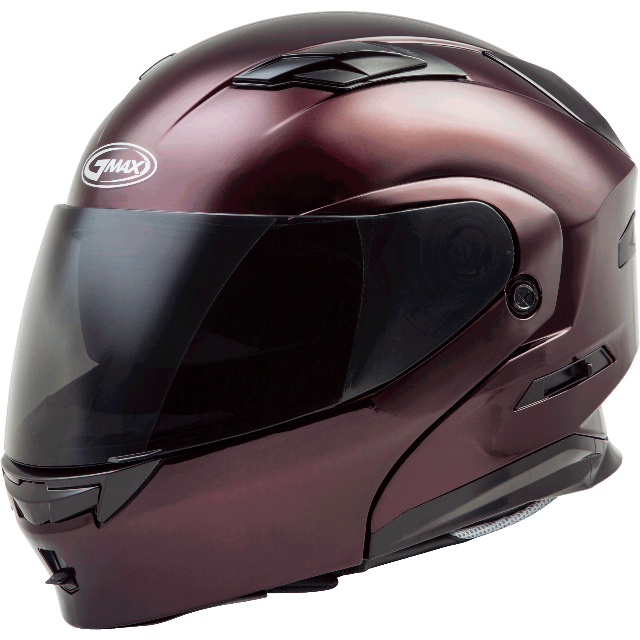 GMAX MD-01 MODULAR HELMET WINE RED 2X
