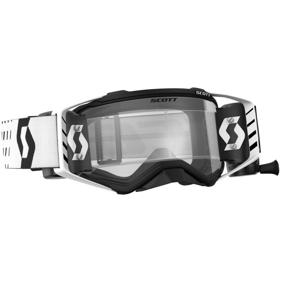 SCOTT PROSPECT WFS GOGGLE BLACK/WHITE W/CLEAR LENS
