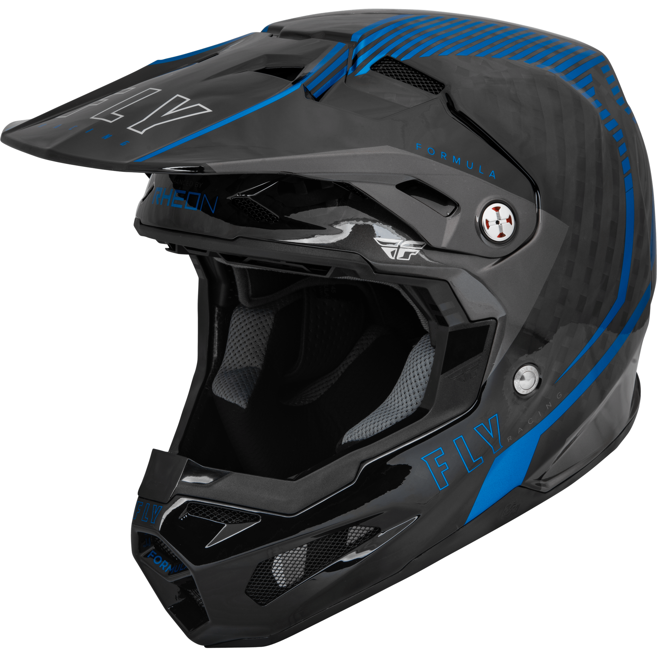 FLY RACING FORMULA CARBON TRACER HELMET BLUE/BLACK 2X