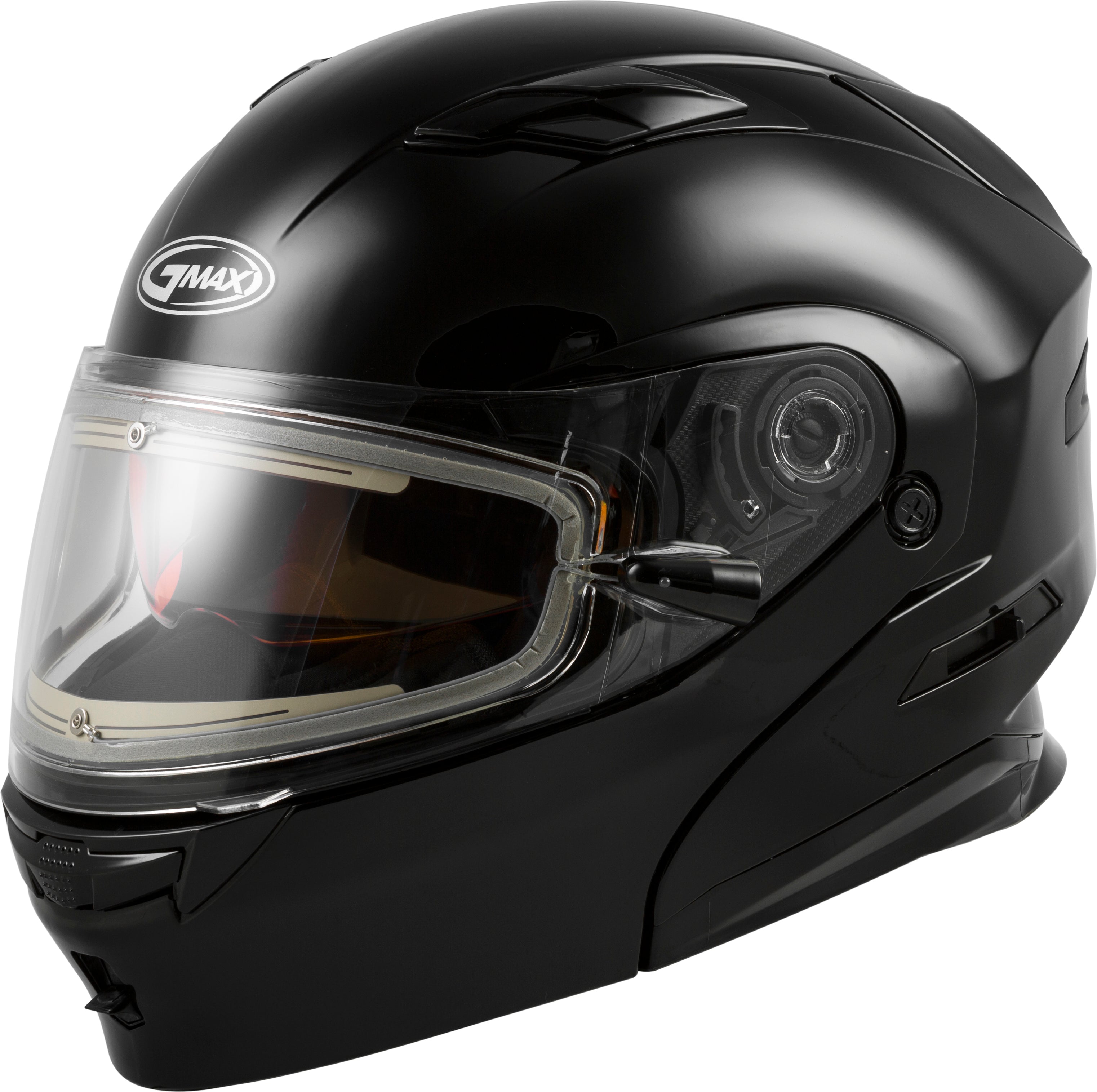 GMAX MD-01S MODULAR SNOW HELMET BLACK 2X