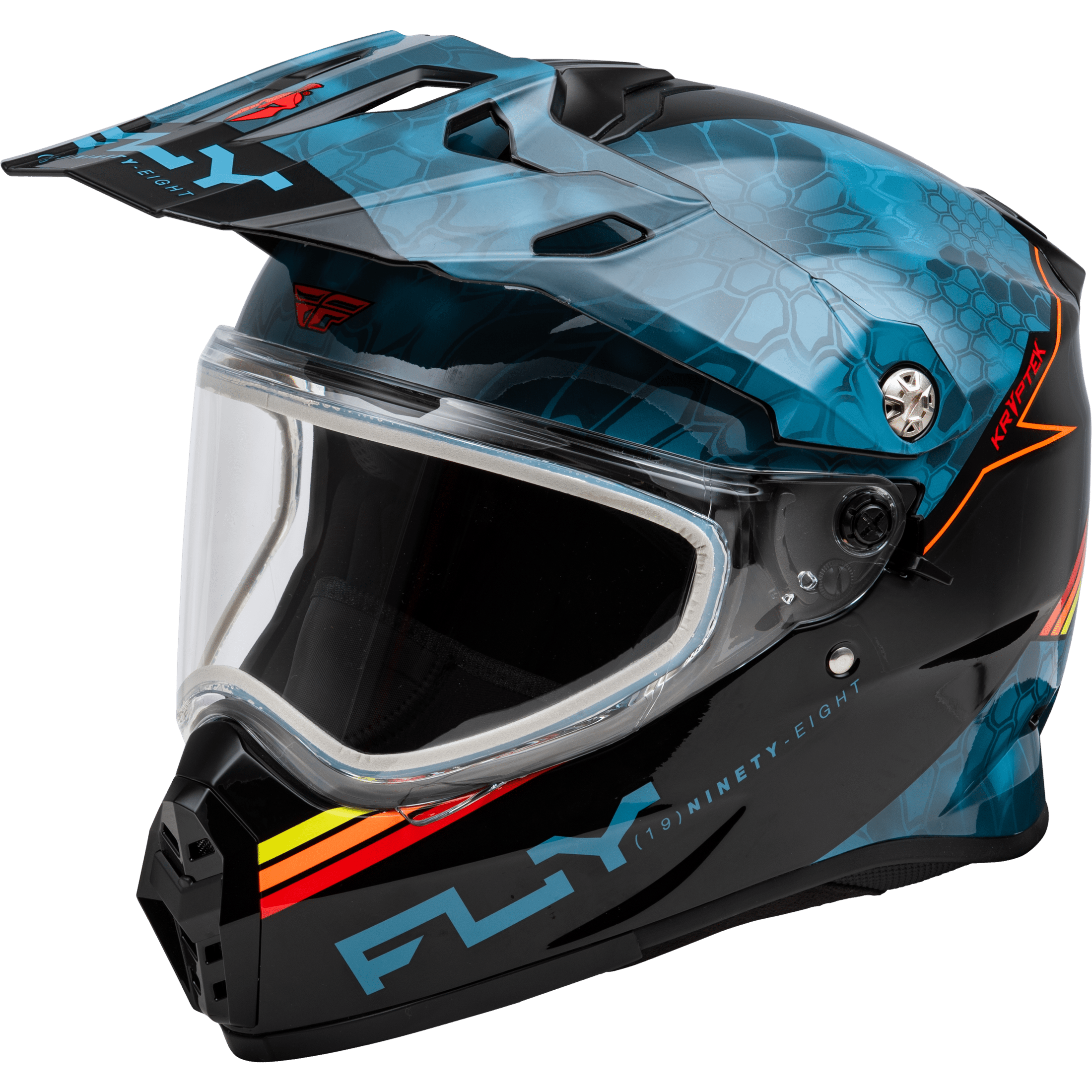 FLY RACING TREKKER CW CONCEAL HELMET DUAL SHLD SLATE/BLACK/RED XS