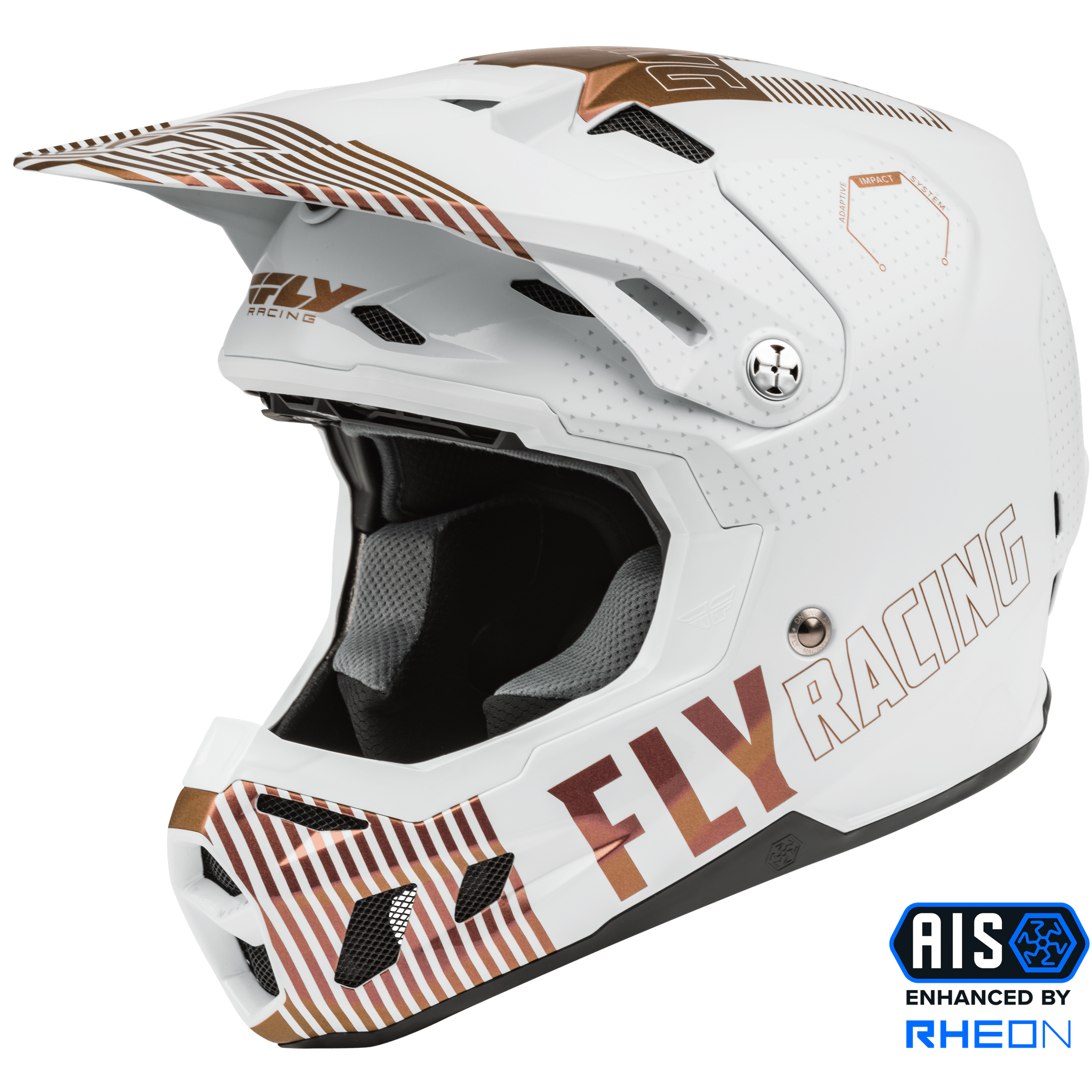 FLY RACING FORMULA CC PRIMARY L.E. HELMET WHITE/COPPER 2X