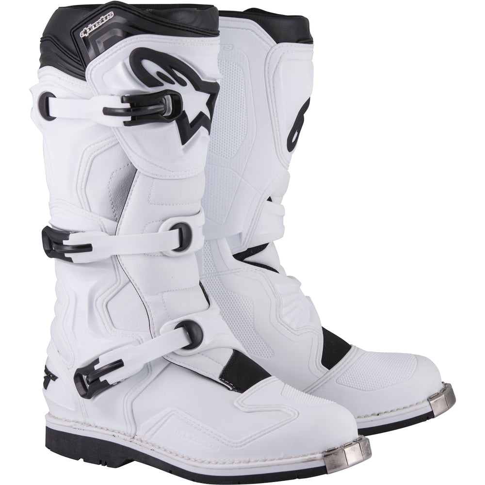 ALPINESTARS TECH 1 BOOTS WHITE SZ 15
