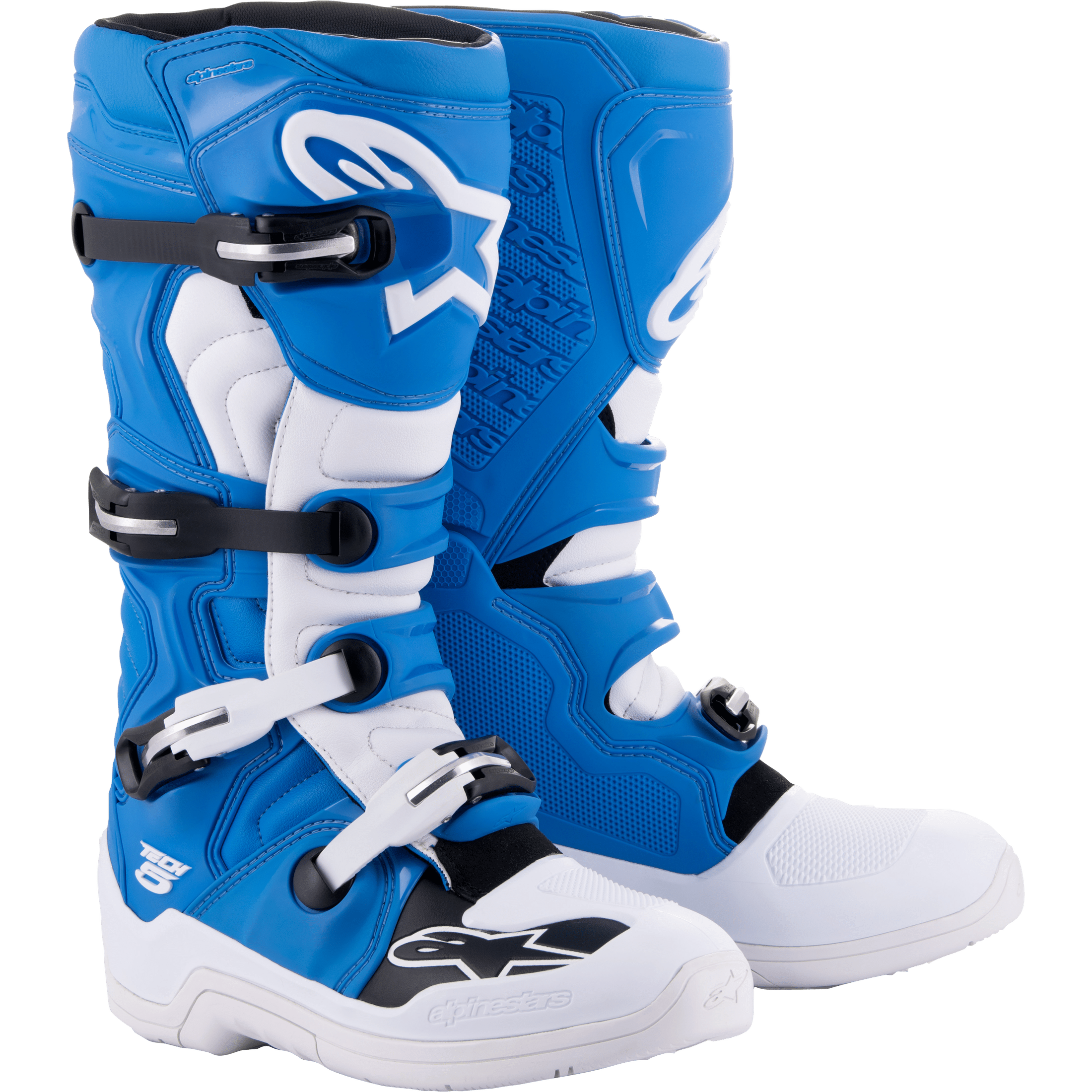 ALPINESTARS TECH 5 BOOTS BLUE/WHITE SZ 15
