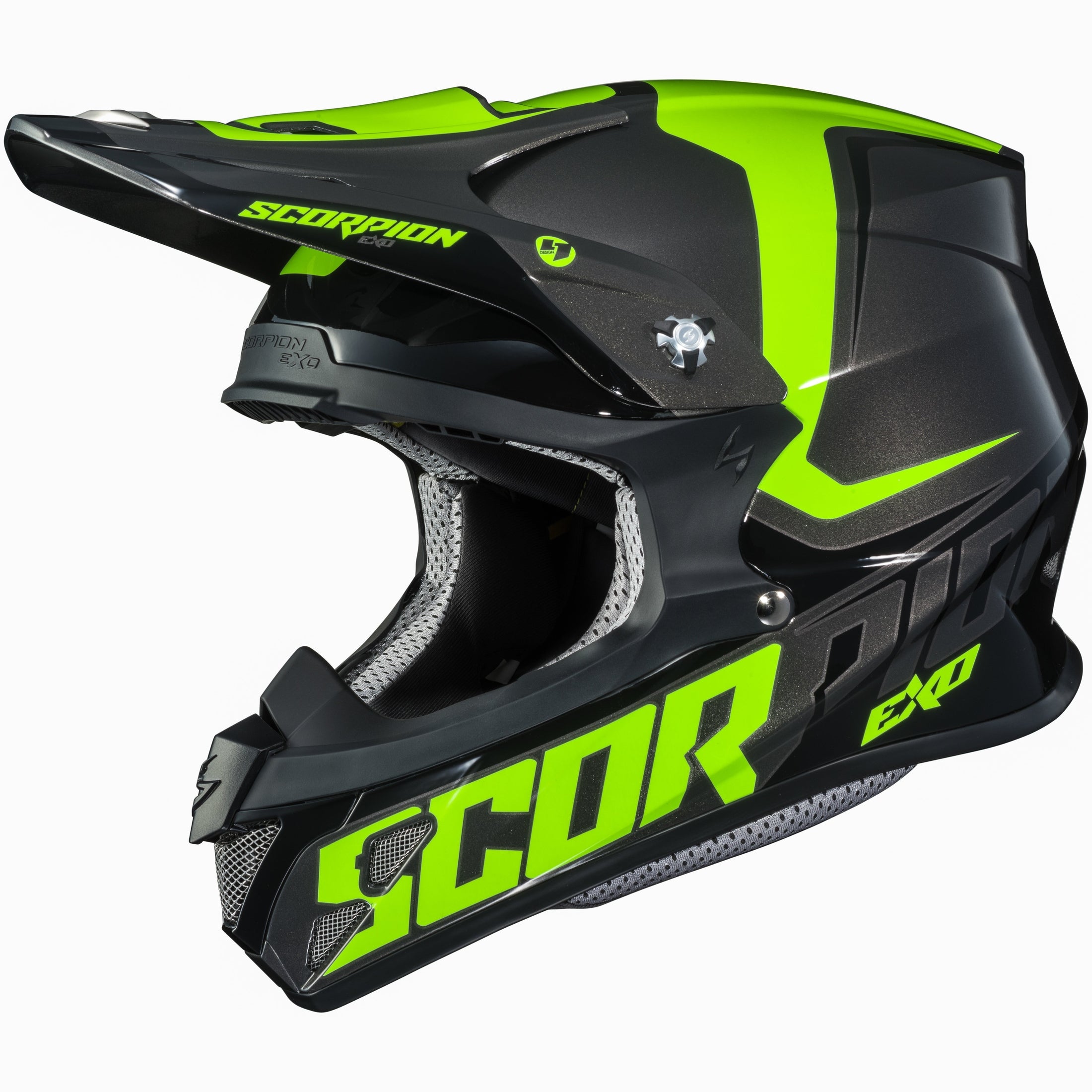 SCORPION EXO VX-R70 OFF-ROAD HELMET OZARK HI-VIS/DARK GREY XL