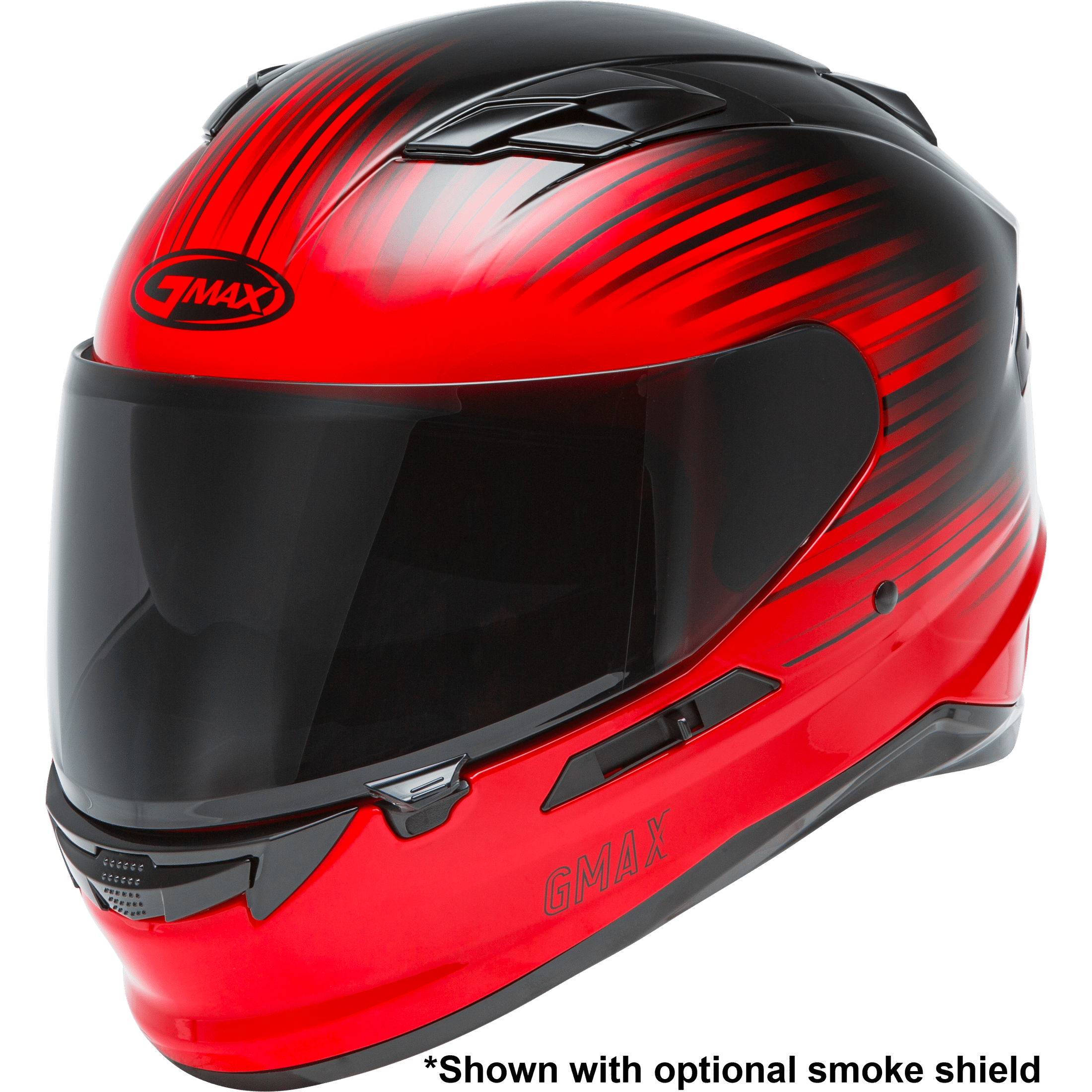 GMAX FF-98 FULL-FACE RELIANCE HELMET RED/BLACK LG