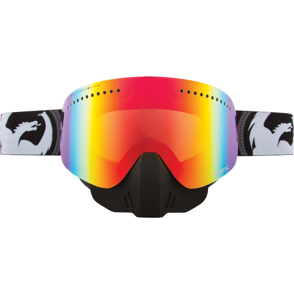 DRAGON NFX SNOW GOGGLE BULLET W/RED ION LENS