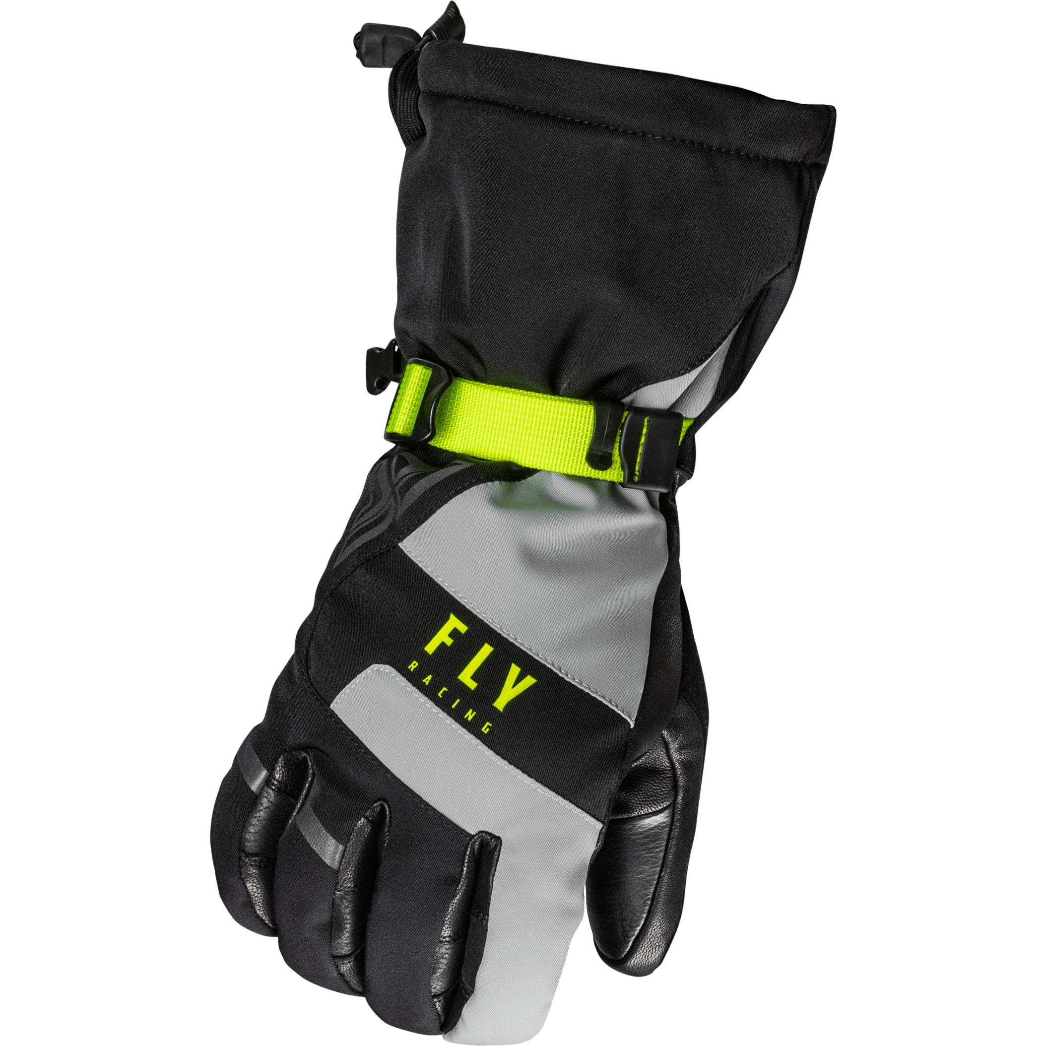 FLY RACING HIGHLAND GLOVES BLACK/GREY/HI-VIS XL