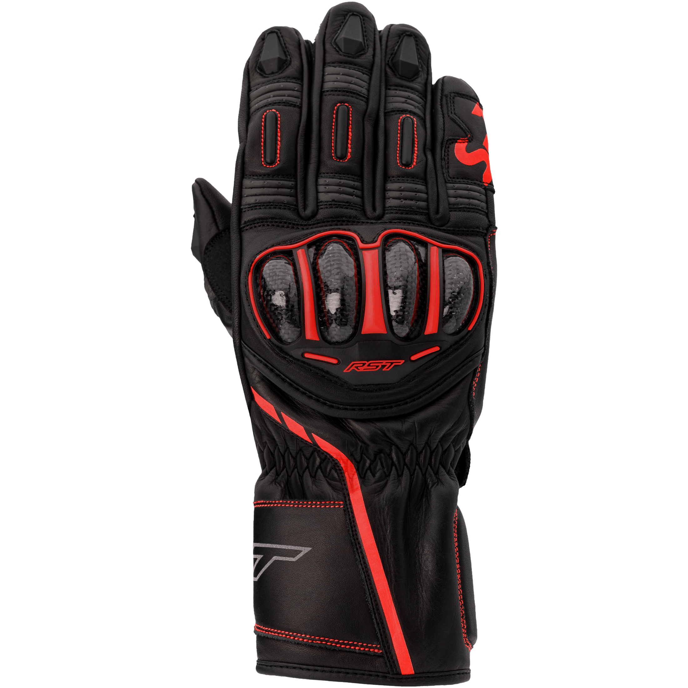 RST S1 CE GLOVE BLACK/GREY/RED SM