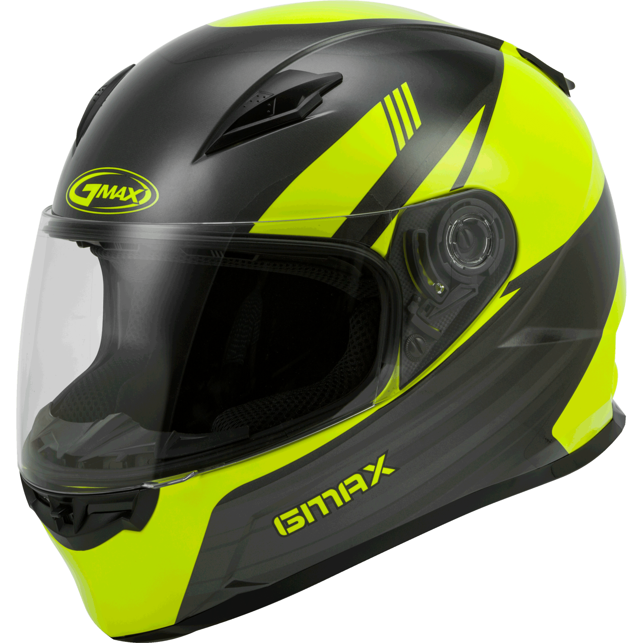 GMAX FF-49 FULL-FACE DEFLECT HELMET HI-VIS/GREY XS