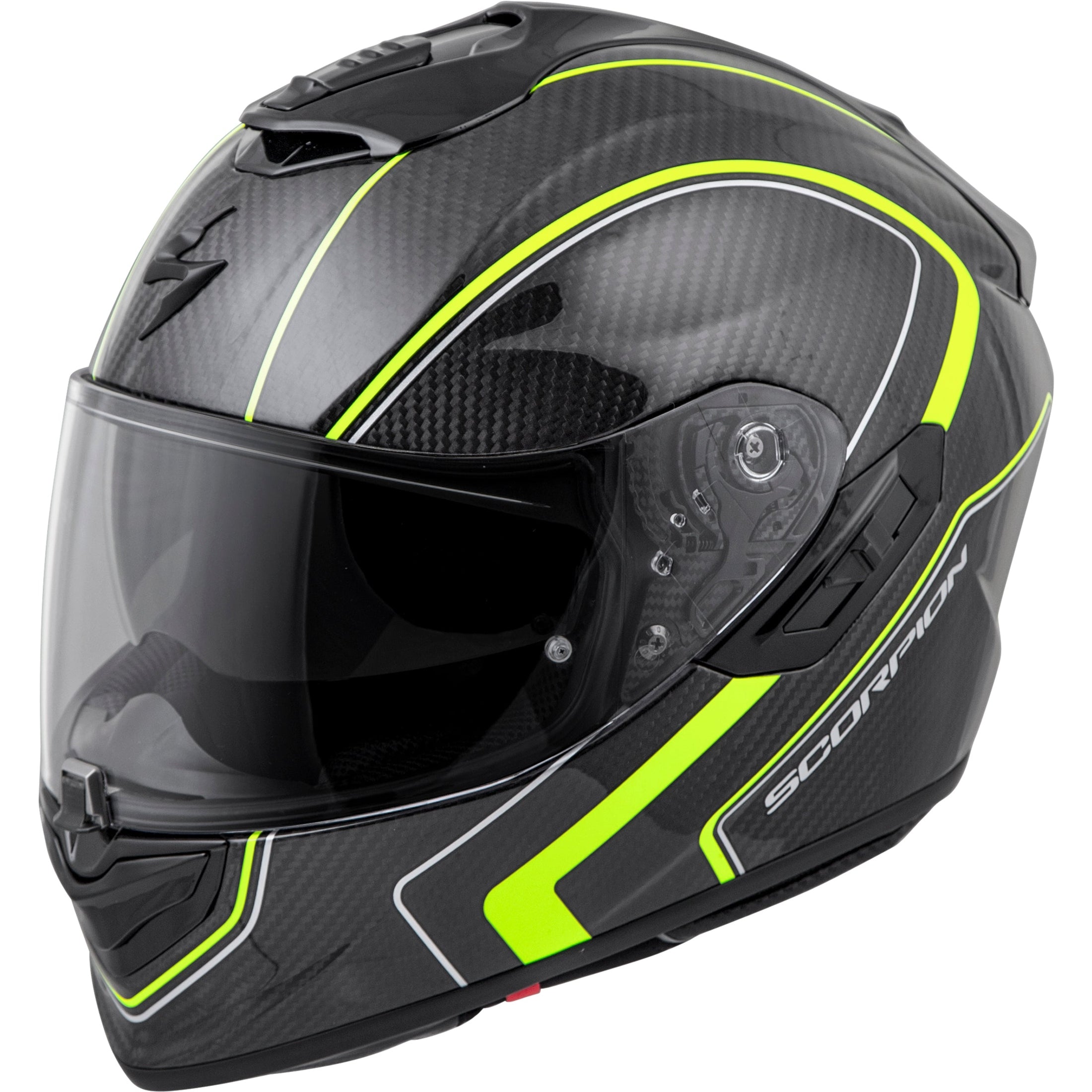 SCORPION EXO EXO-ST1400 CARBON FULL-FACE HELMET ANTRIM HI-VIS XL