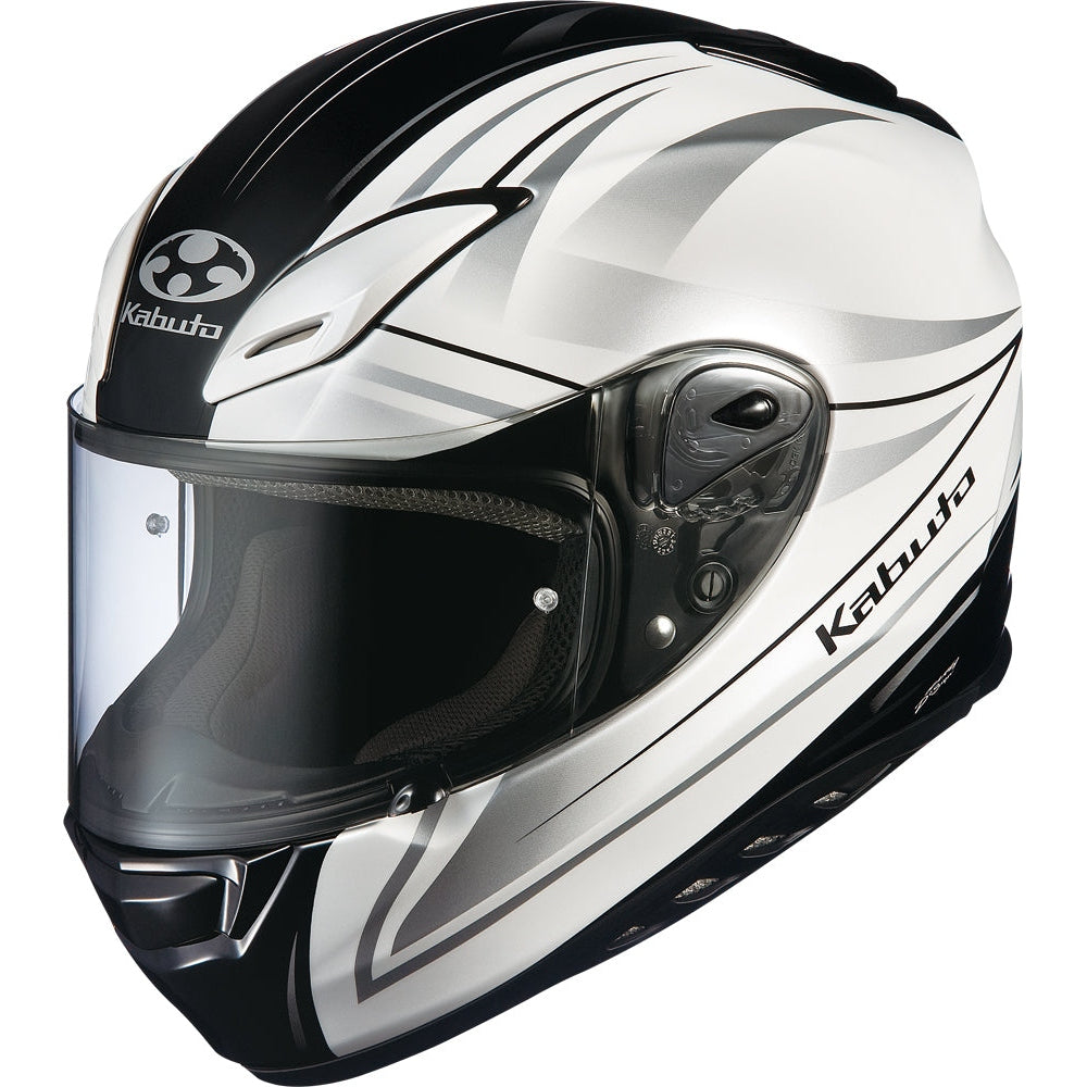 KABUTO AEROBLADE III LINEA HELMET PEARL WHITE X