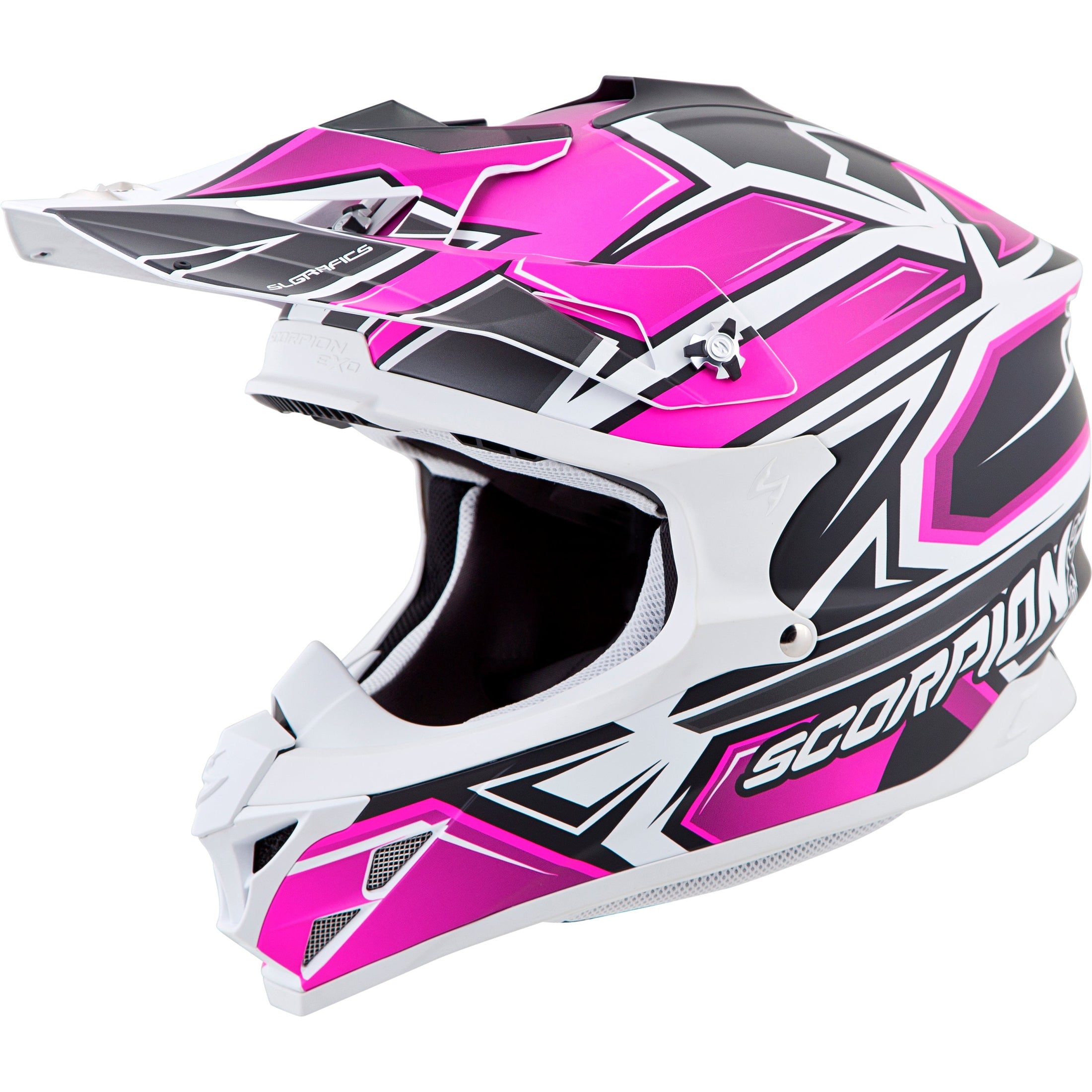 SCORPION EXO VX-35 OFF-ROAD HELMET FINNEX BLACK/PINK SM