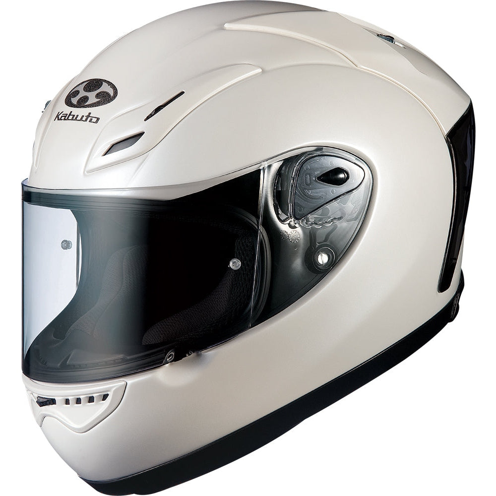 KABUTO FF-5V SOLID HELMET PEARL WHITE XS