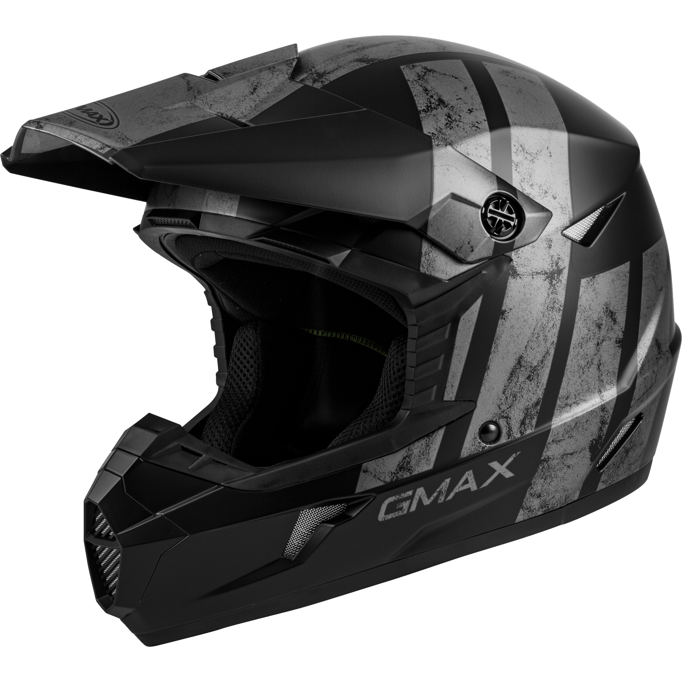 GMAX MX-46 OFF-ROAD DOMINANT HELMET MATTE BLACK/GREY SM