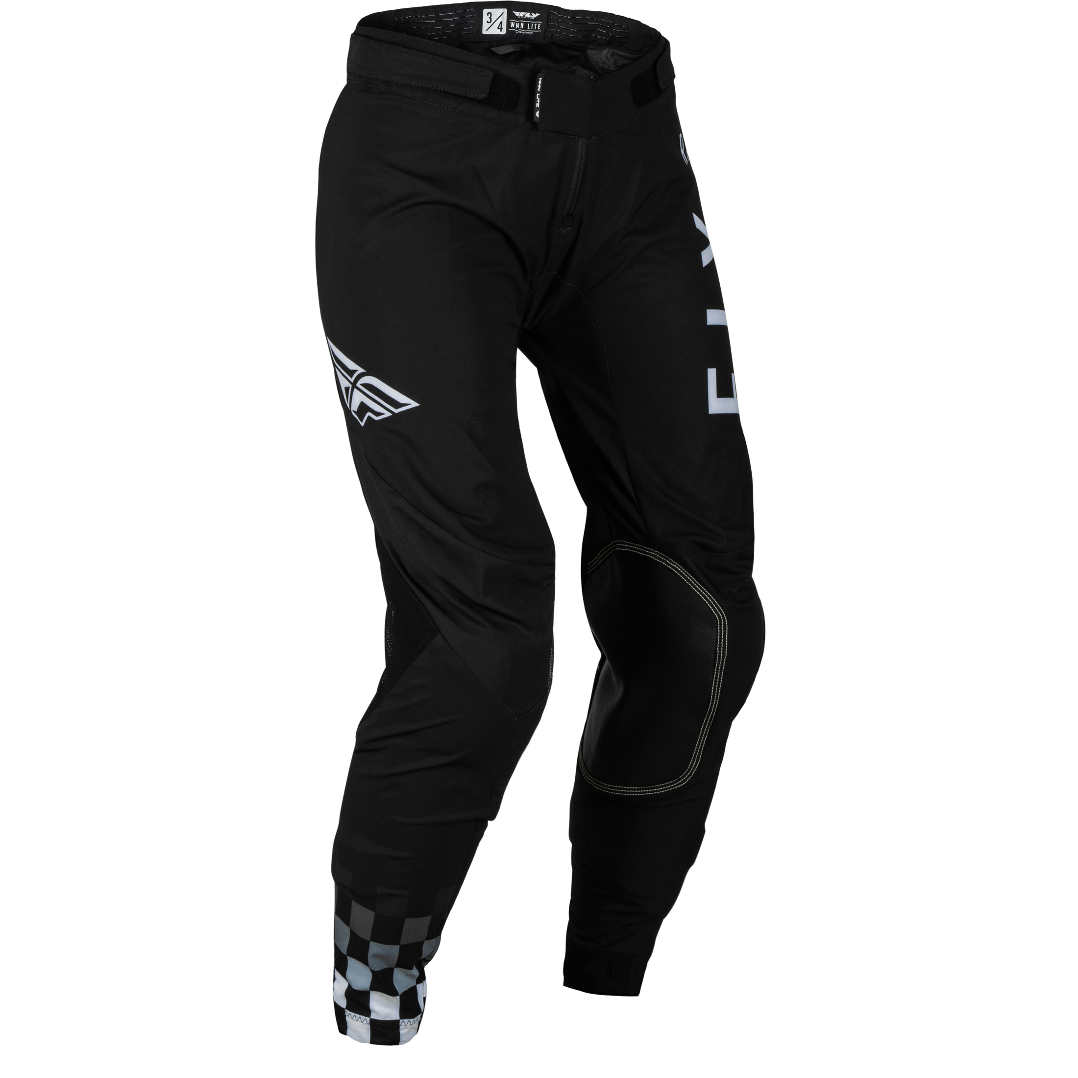 FLY RACING WOMEN'S LITE PANTS BLACK/LIGHT GREY SZ 03/04