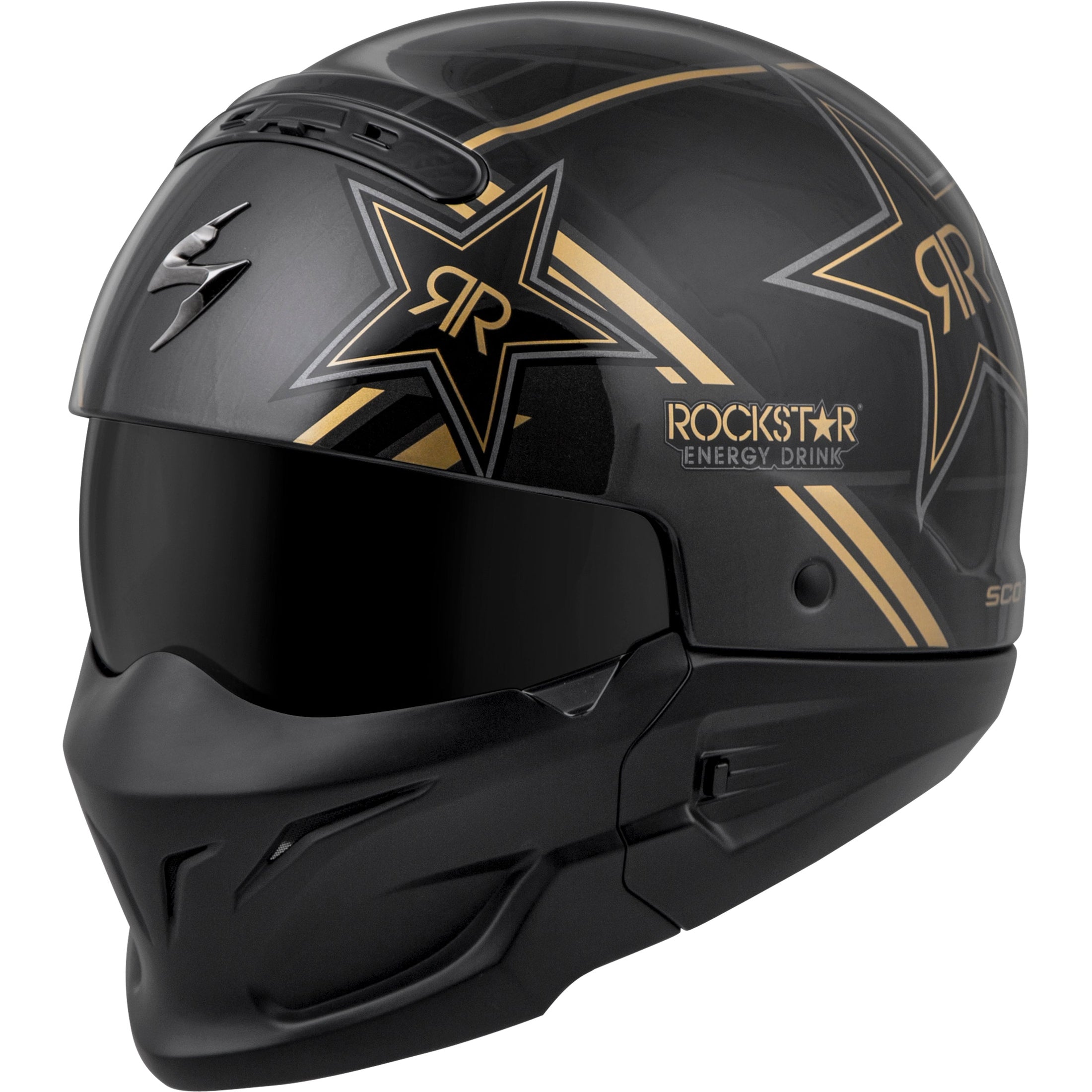 SCORPION EXO COVERT OPEN-FACE HELMET ROCKSTAR MD