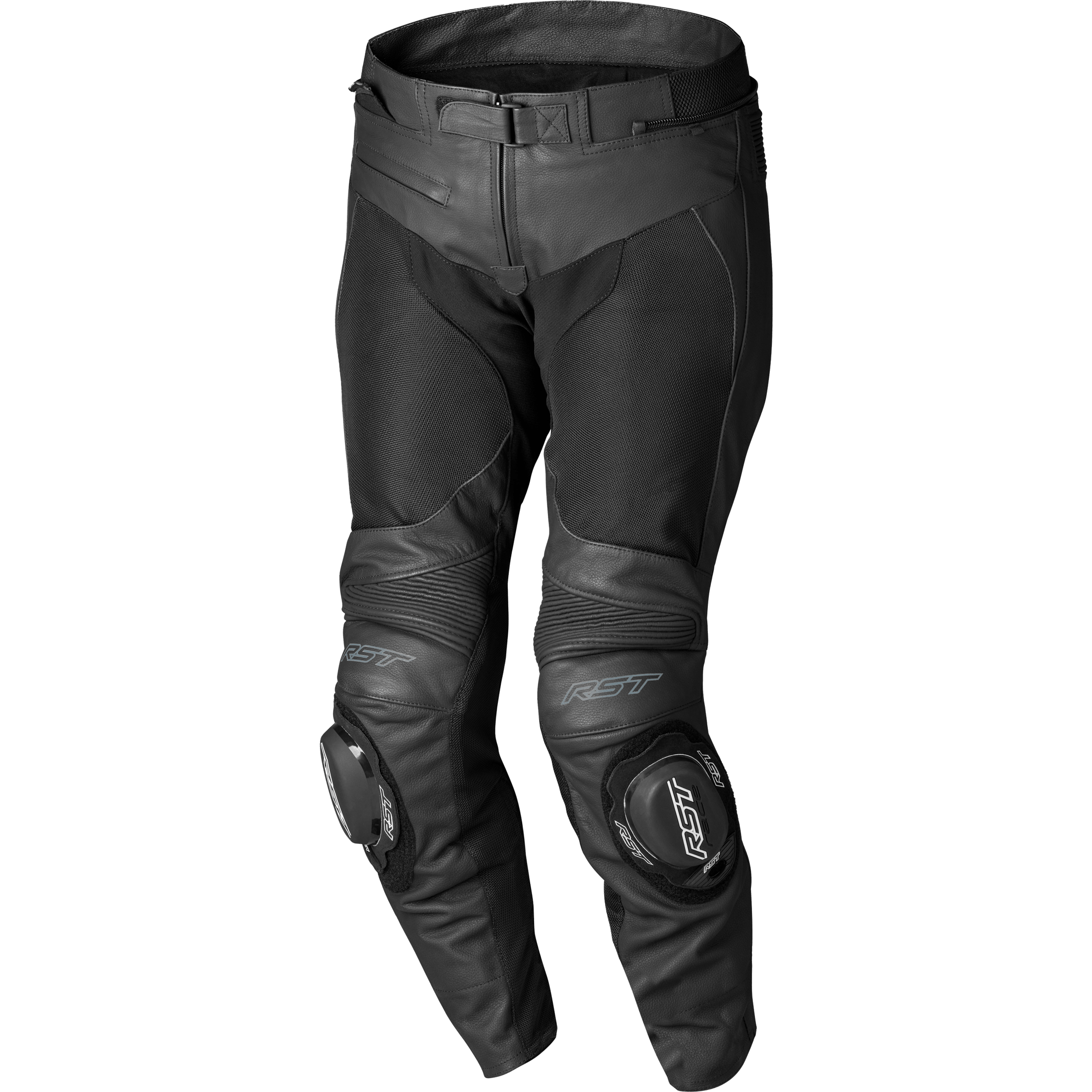 RST S1 MESH CE JEAN BLACK/BLACK LEATHER SM