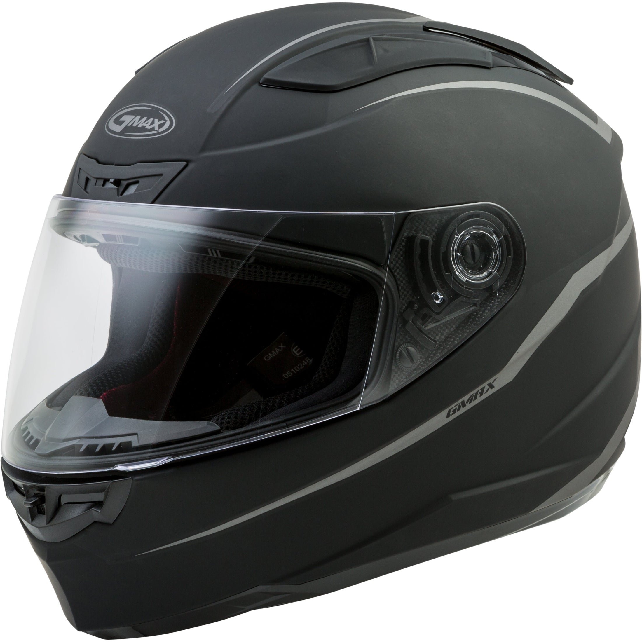 GMAX FF-88 FULL-FACE PRECEPT HELMET MATTE BLACK/GREY S
