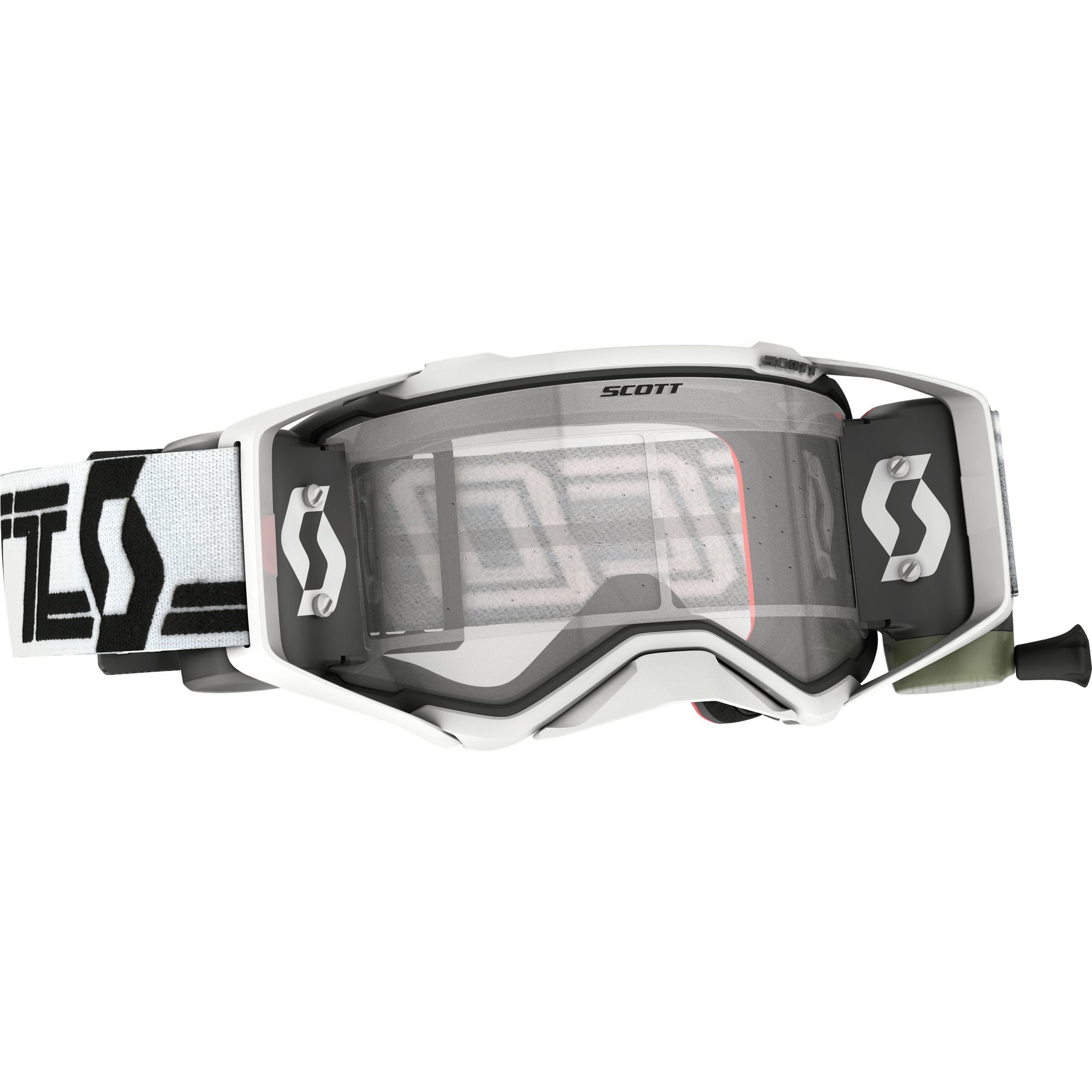 SCOTT PROSPECT GOGGLE SUPER WFS WHITE/BLACK W/CLEAR WORKS