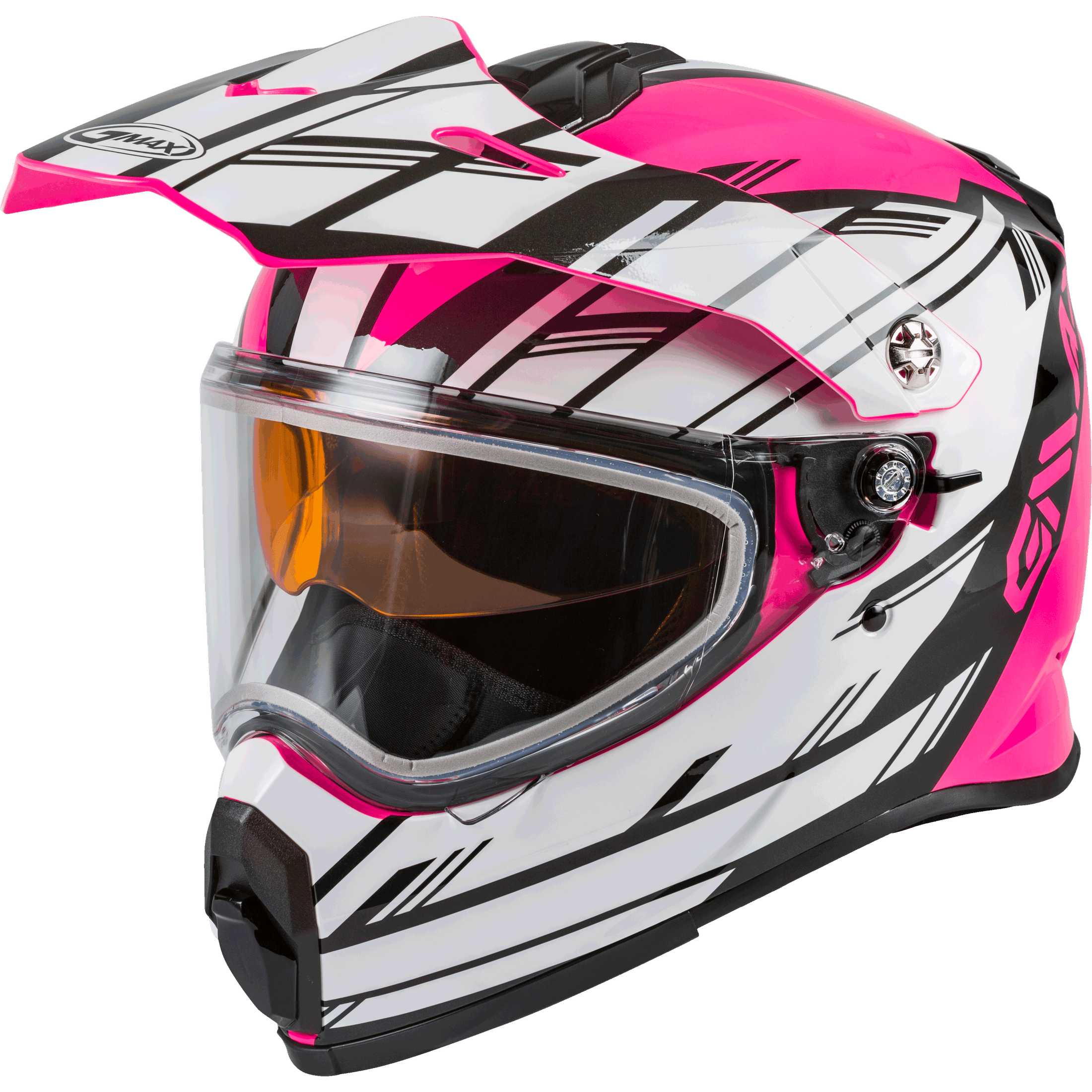GMAX AT-21S ADVENTURE EPIC SNOW HELMET PINK/WHITE/BLACK XS