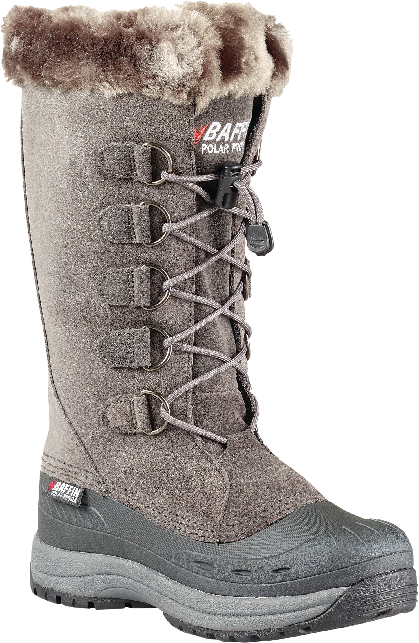 BAFFIN JUDY WOMENS BOOTS GREY SZ 8