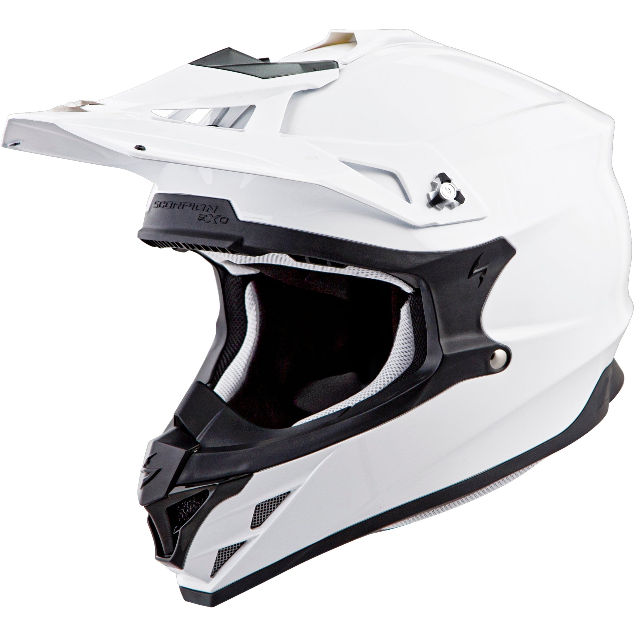 SCORPION EXO VX-35 OFF-ROAD HELMET GLOSS WHITE XS