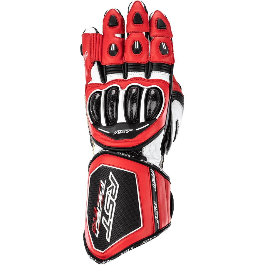 RST TRACTECH EVO 4 CE GLOVE RED/WHITE/BLACK LG