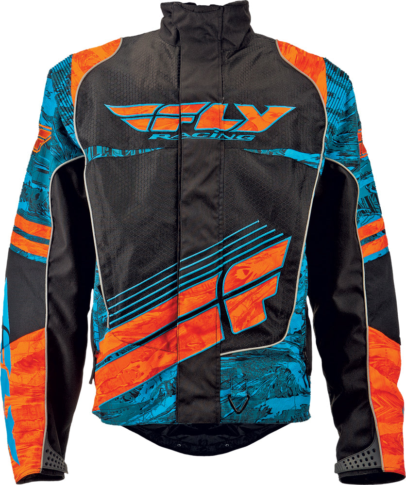 FLY RACING SNX WILD JACKET BLUE/ORANGE X