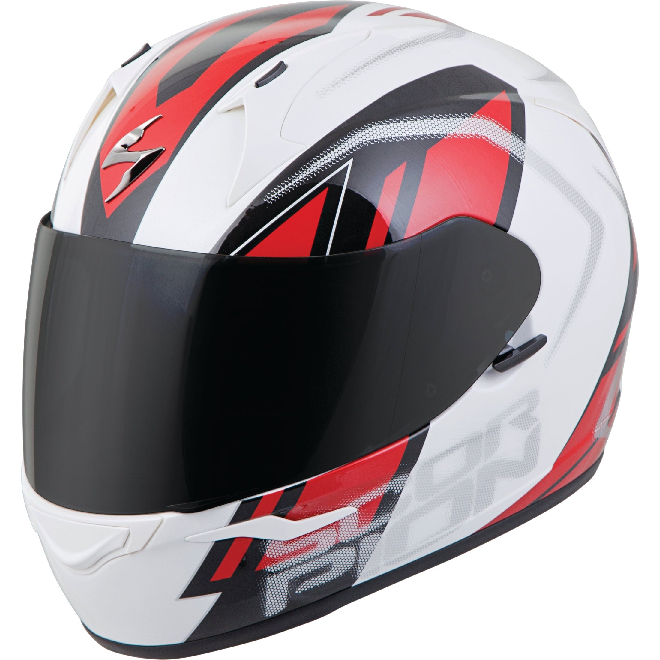 SCORPION EXO EXO-R320 FULL-FACE HELMET ENDEAVOR WHITE/RED MD